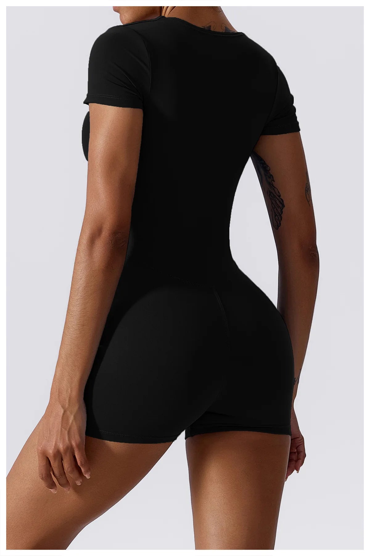 Yoga Set Women Jumpsuits Short One Piece Sports Suit Short Sleeve Gym Clothes Push Up Training Fitness Yoga Bodysuit Sportswear