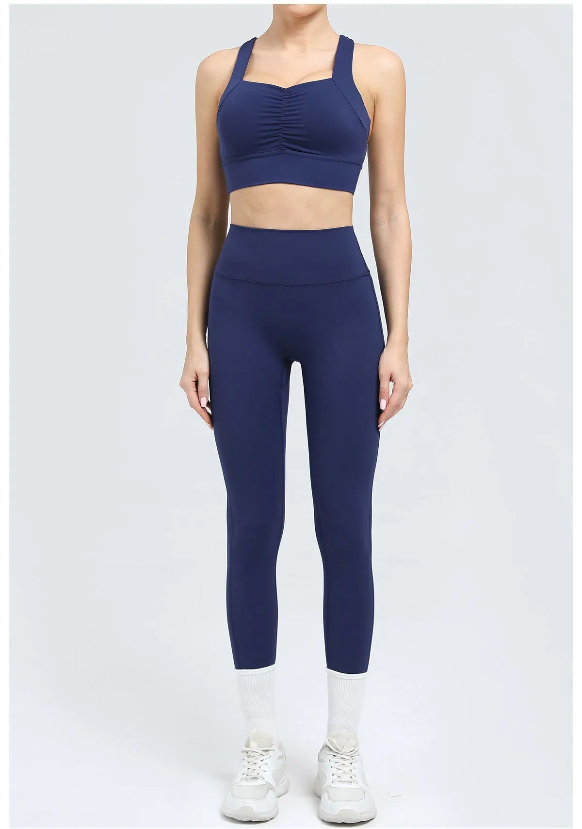Women's Tracksuit Fitness Suit Yoga Sets Sportswear Workout Outfits Sports Bra High Waist Leggings Gym Clothing Sports Suits