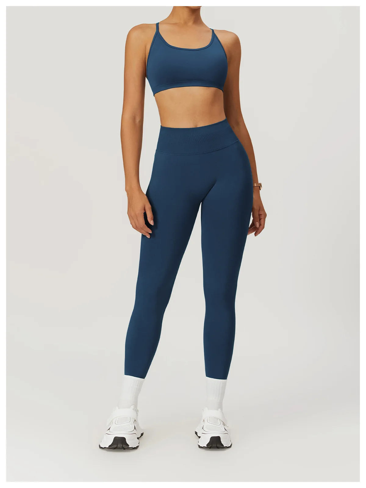 Seamless Fitness Leggings Women Sport High Waist Elastic Ribbed Yoga Leggings Gym Jogging Quick Dry Push Up Slim Pants Female