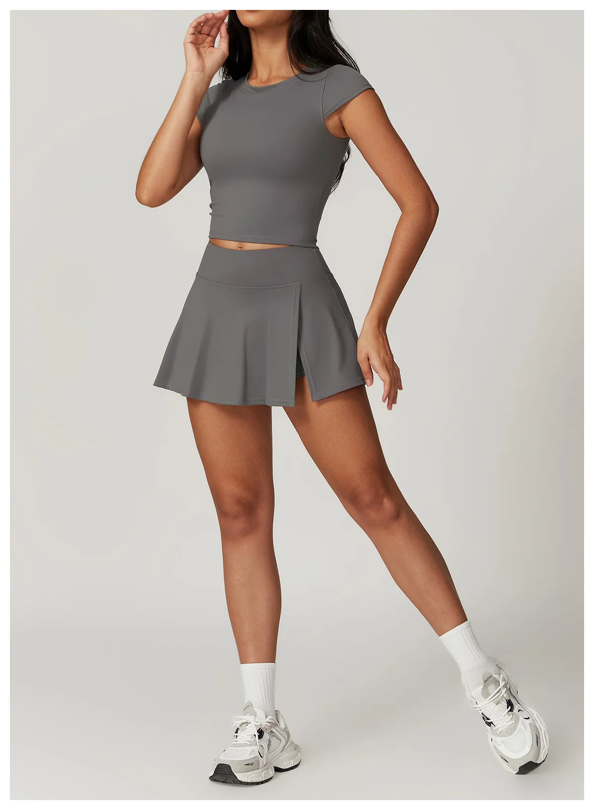 Summer Slim Yoga Shorts Women Short Skirts Ultra Short Mini Skirts Gym Exercise Running Fitness Tennis Anti-Light Sports Skirts