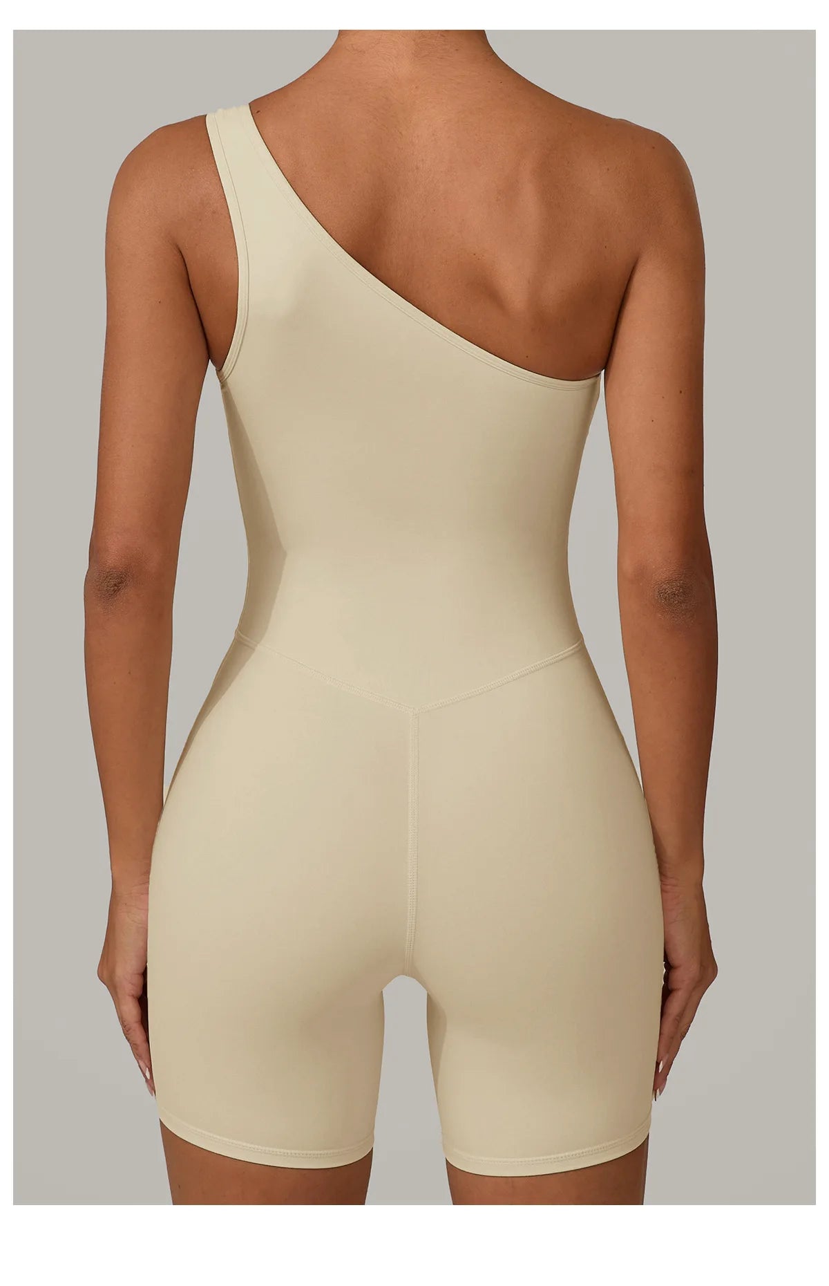 One Shoulder Jumpsuit Women's Fitness Suit Short Sets Sports Overalls for Woman Tracksuit Yoga Clothing Gym Workout Sportswear
