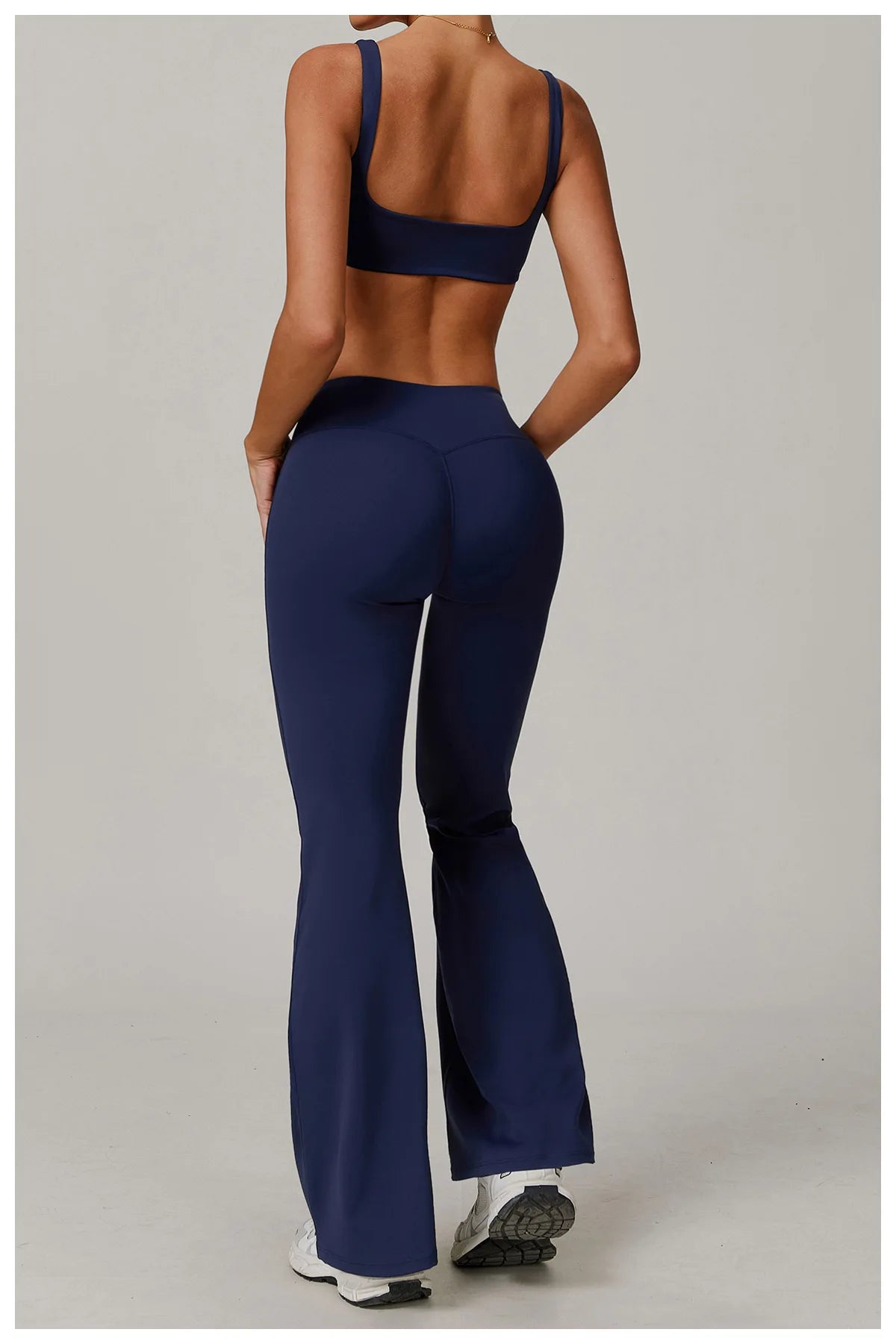 Wide Leg Pants Women Yoga Leggings Women Fitness Leggings Running Pant Sports Leggings High Waist Workout Tight Gym Bell-bottoms