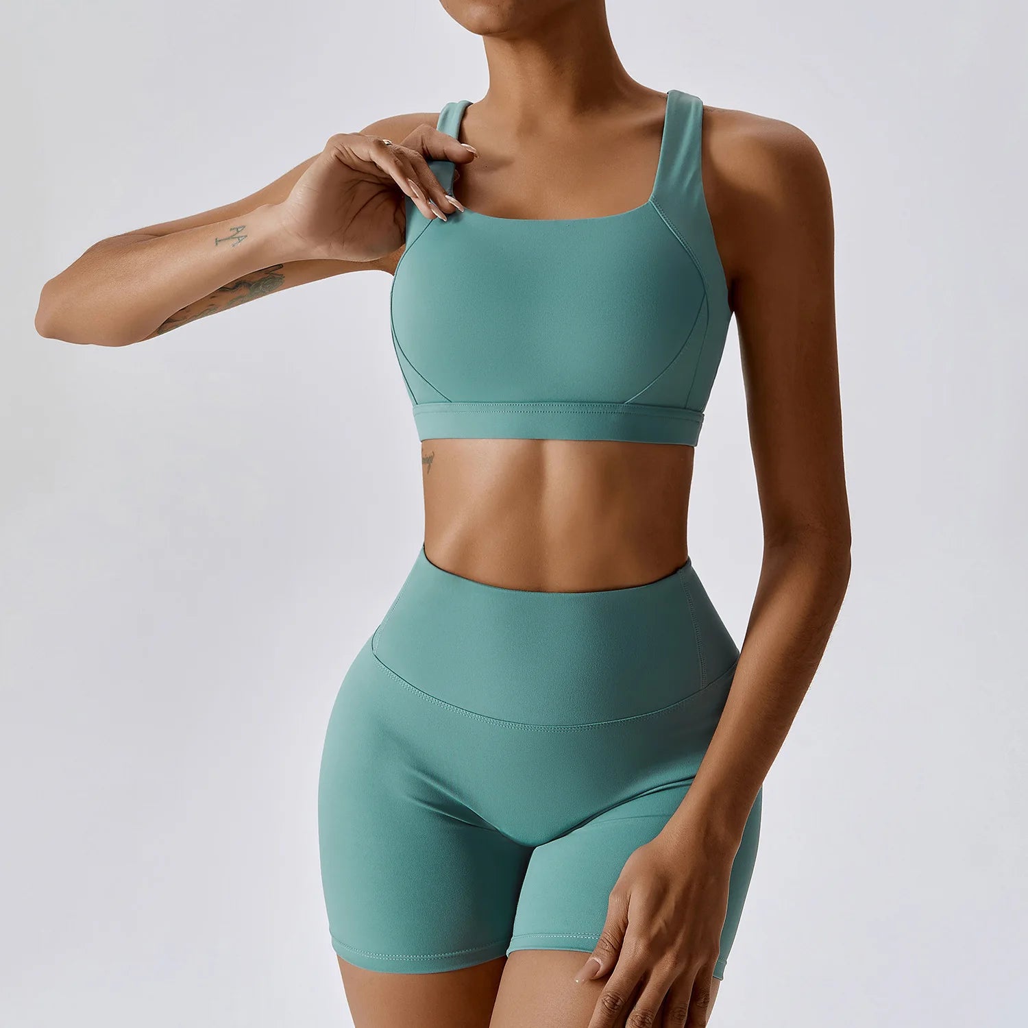 2/3PCS Yoga Set Gym Clothes Sportswear Yoga Suits For Women Tracksuit Fitness Set Tracksuits Sports Bra Gym Leggings Yoga Top