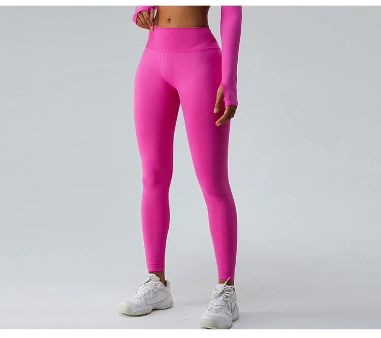 Seamless Push Up Sport Back V Butt Scrunch Leggings Women Workout Gym Clothing Women Training Tights Fitness Yoga Pants Leggings