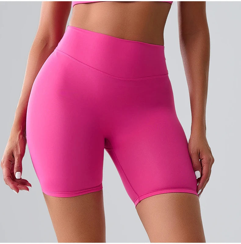 Sports Short Women Yoga Shorts High Waist Breathable Soft Fitness Tight Women Yoga Legging Shorts Cycling Athletic Gym Shorts