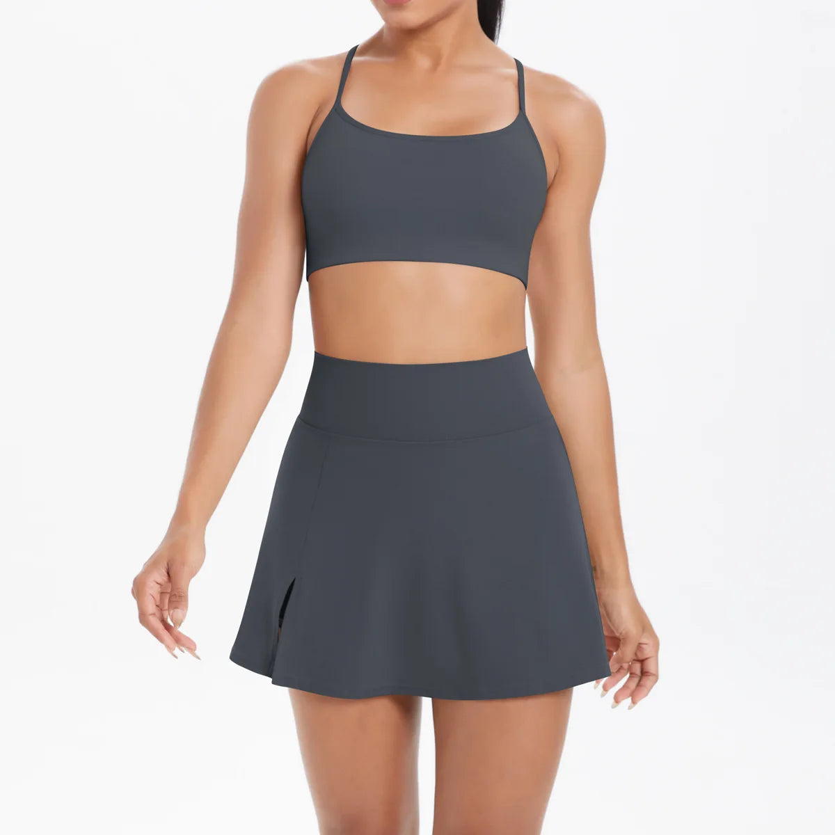 Yoga Outfits Women Tracksuit Sport Bras Shorts Workout Set Women Yoga Clothes Fitness Yoga Short Skirt Gym Set Yoga Sets