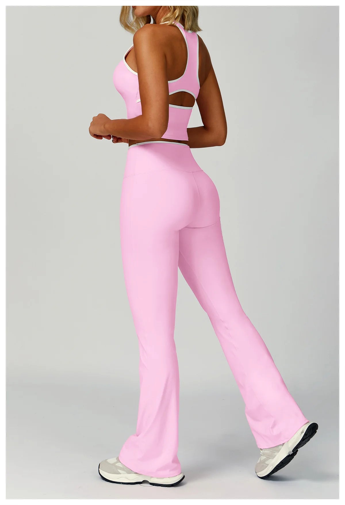 Gym Tracksuit Yoga Set 2 Pieces Workout Outfits Fitness Sportswear High Waist Leggings Sports Bra Athletic Wear Women Clothes