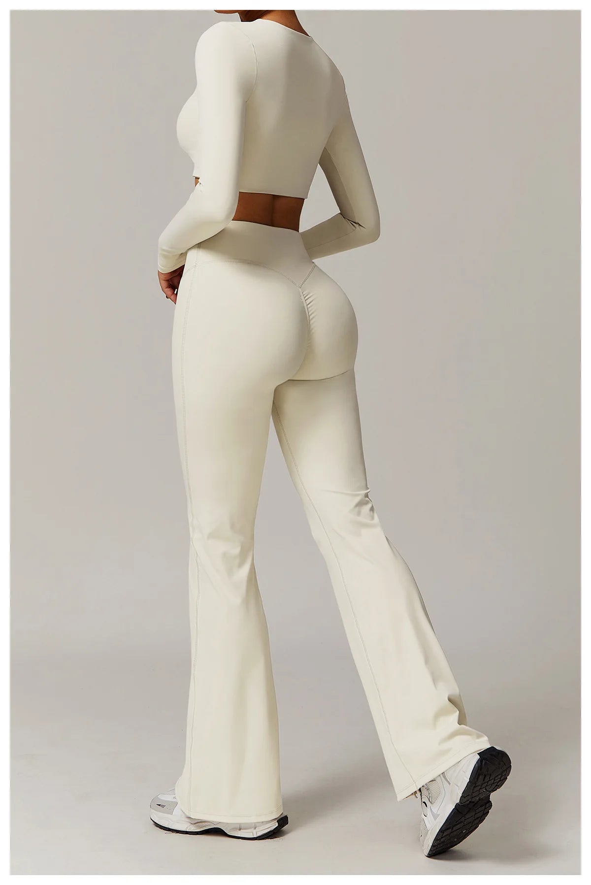 Yoga Shirts For Women Crop Top Long Sleeve Fitness Running Women Gym Clothes Workout Dry Fit Breathable High Elastic Sports Tops