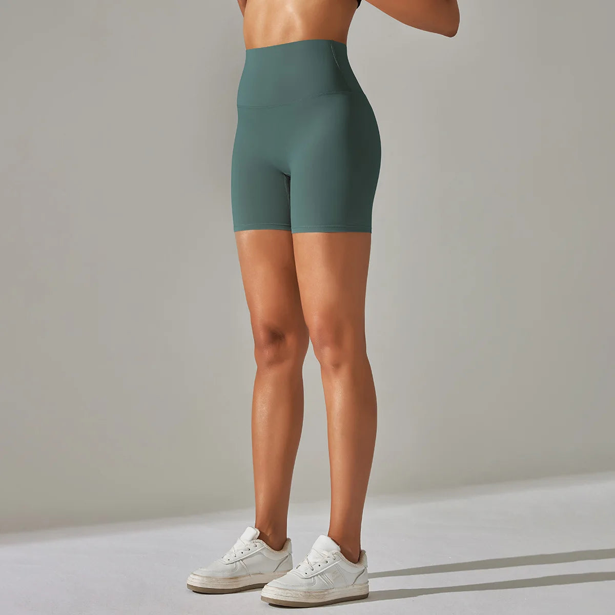 Seamless Yoga Shorts Women Fitness Shorts Running Cycling Shorts Breathable Sports Leggings High Waist Summer Workout Gym Shorts