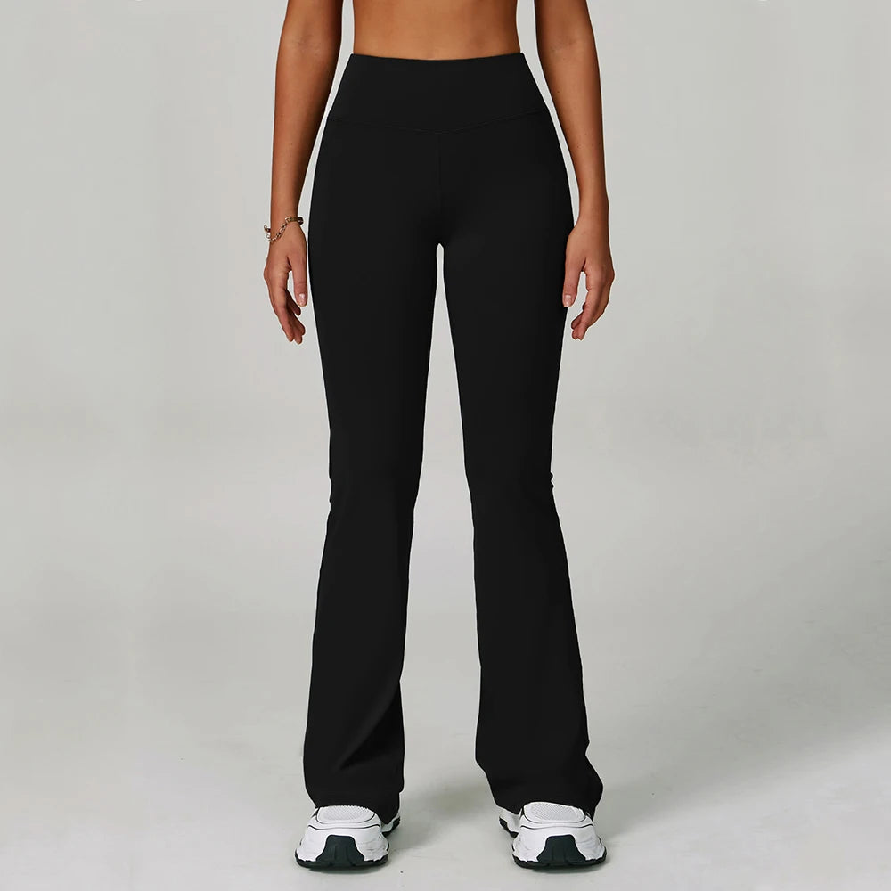 High Waist Bell-bottoms Women Yoga Wide Leg Pants Leggings Push Up Sport Legging Fitness Running Hip Lift Yoga Pants Gym Legging