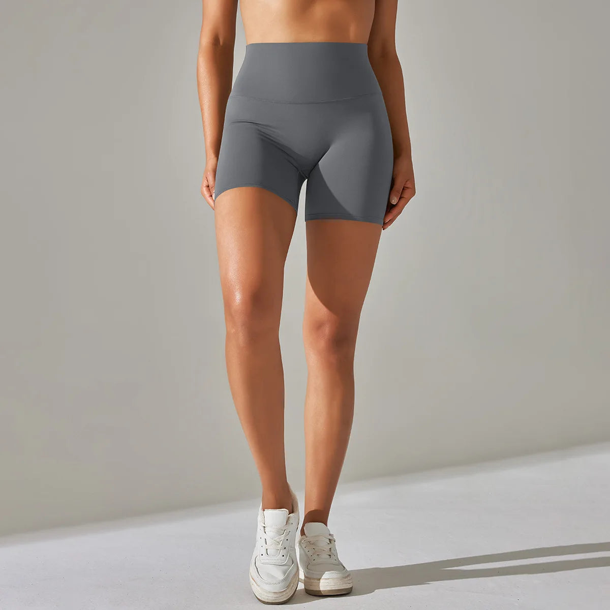 Seamless Yoga Shorts Women Fitness Shorts Running Cycling Shorts Breathable Sports Leggings High Waist Summer Workout Gym Shorts