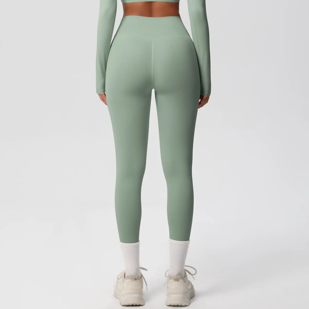 Leggings Female High Elastic Seamless Tights High Waist Butt Lift Sexy Fitness Pants Knit Slim Gym Running Yoga Leggings
