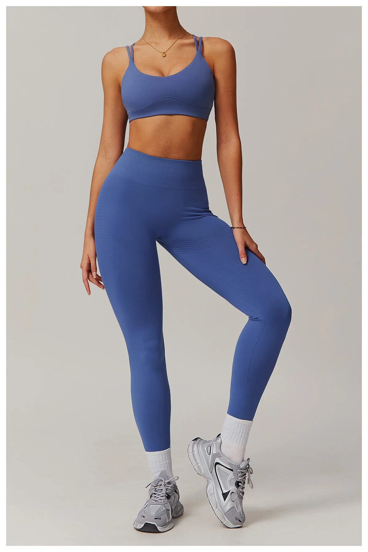 High Waist Seamless Leggings Women Fitness Running Yoga Pants Ribbed Leggings Energy Gym Tights Leggings Casual Workout Leggings
