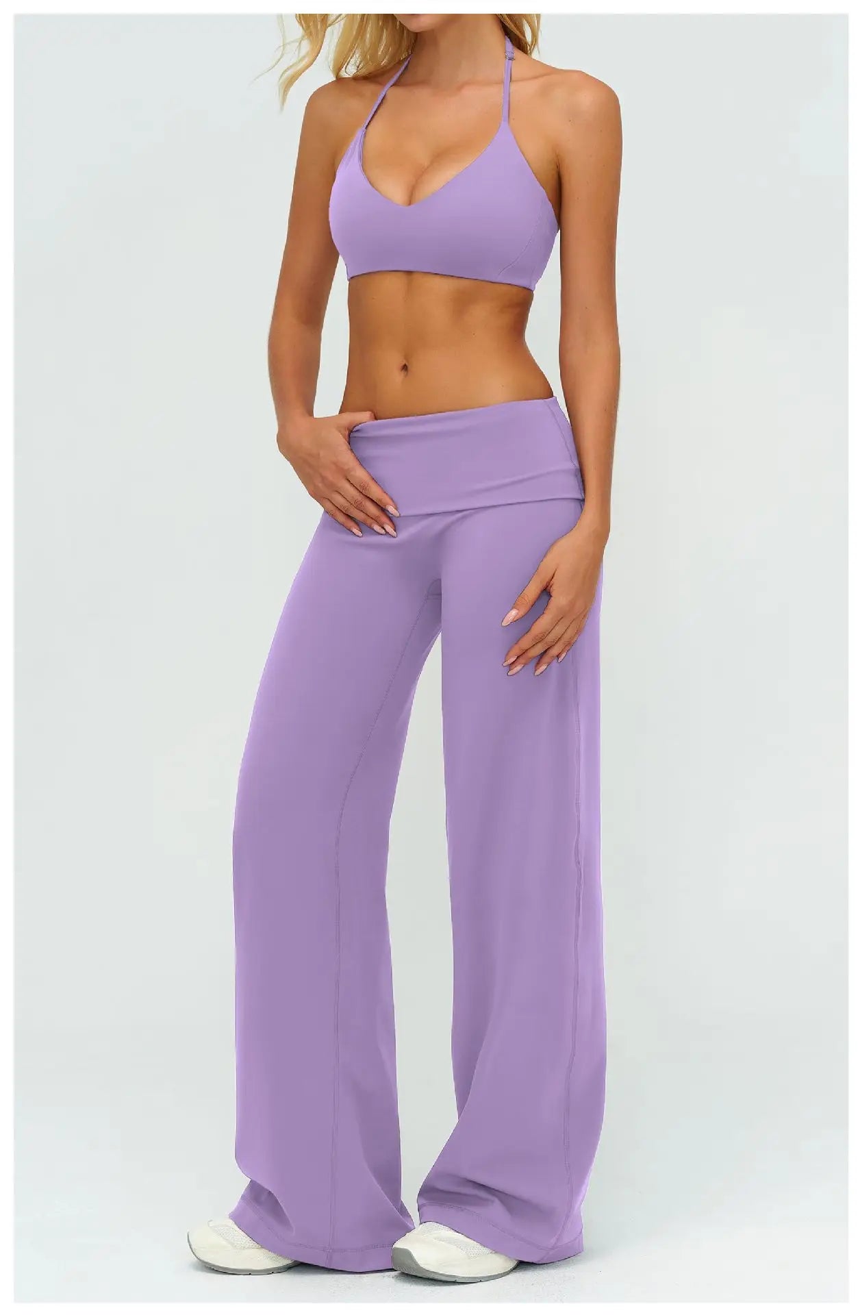 2/3PCS Women Tracksuit Yoga Set Sportswear Workout Clothes Athletic Wear Gym Outfit Fitness Bra Crop Top Long Sleeve Sports Suit