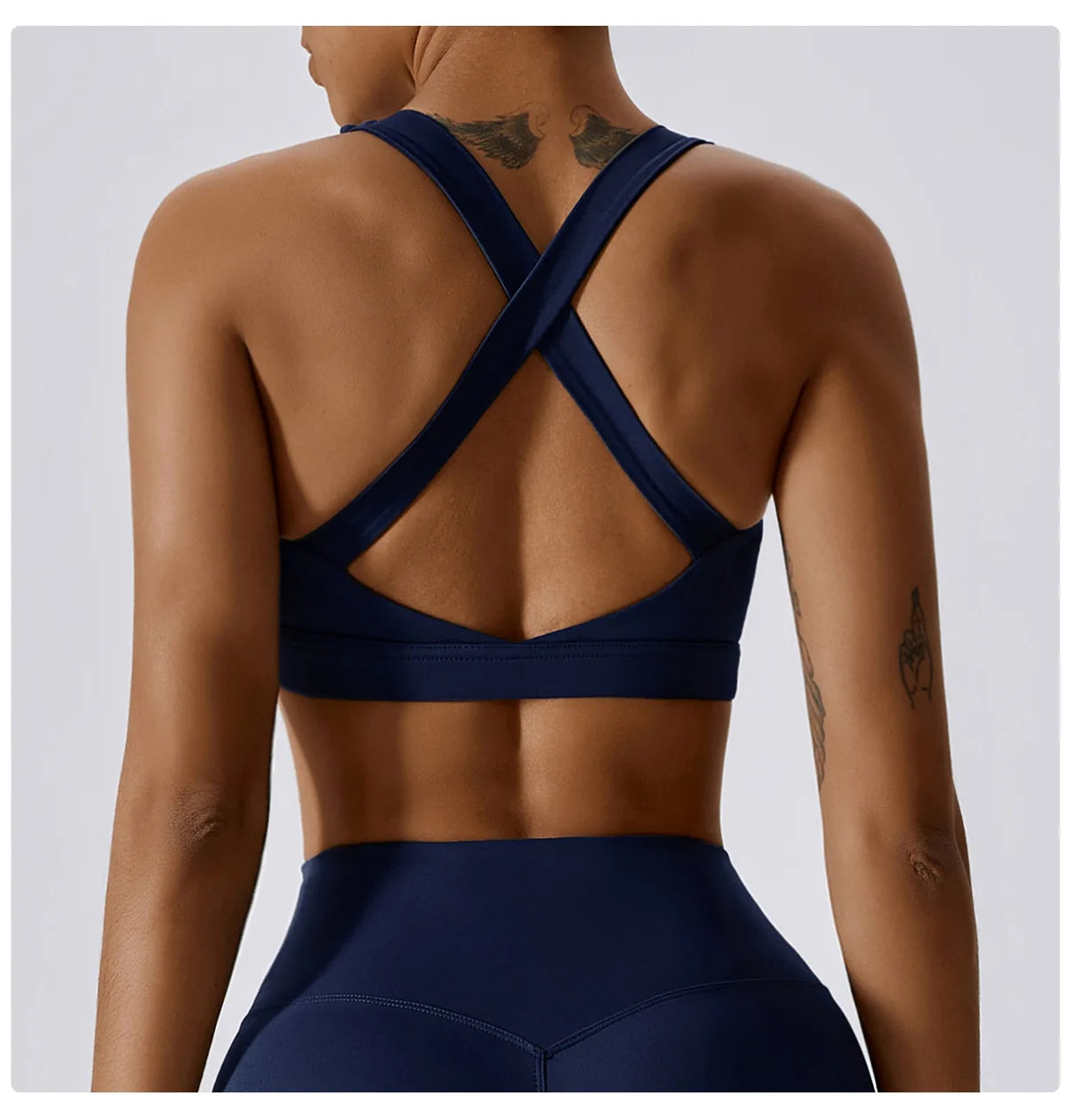 Breathable Sports Bra Shockproof Crop Anti-sweat Fitness Top Women Yoga Bra Push Up Sport Gym Running Workout Top Soft Underwear