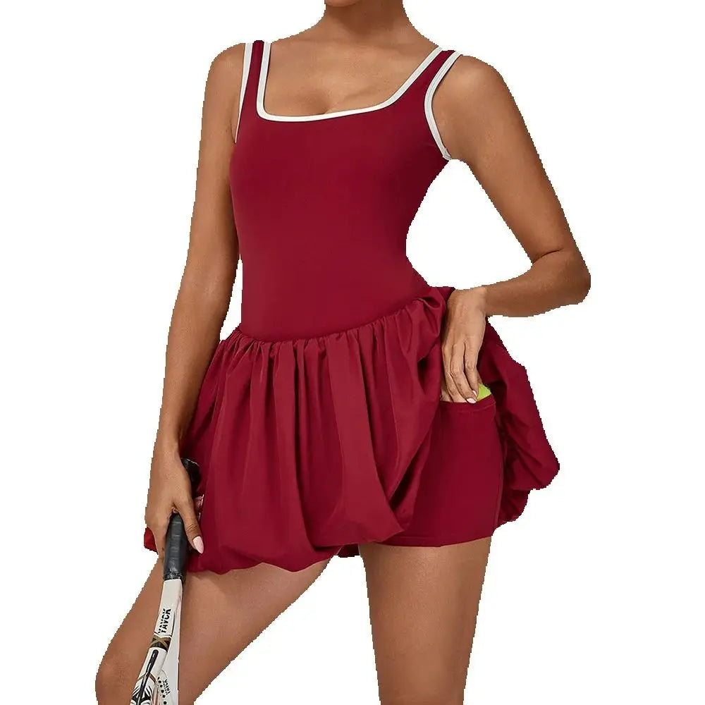 Women's Rompers Gym Jumpsuit Fitness Suit Short Sets Sports Overalls Tracksuit Yoga Clothing Tennis Skirt Workout Set Sportswear