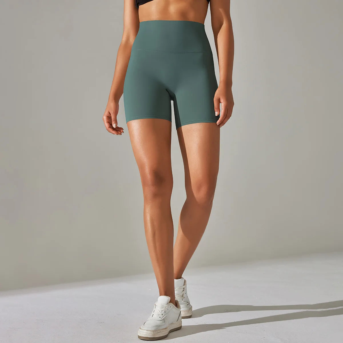 Seamless Yoga Shorts Women Fitness Shorts Running Cycling Shorts Breathable Sports Leggings High Waist Summer Workout Gym Shorts