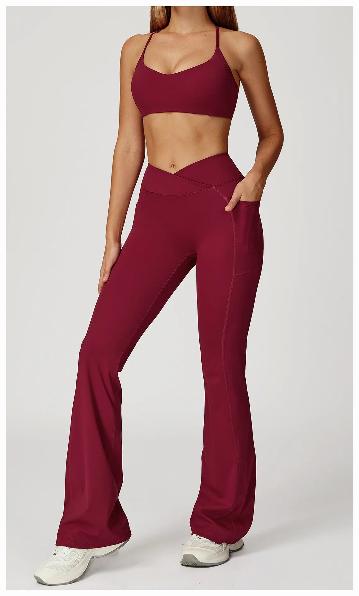 Women Tracksuit Yoga Set 2PCS Gym Workout Clothes for Female Push Up Bra High Waist Leggings Sexy Fitness Sportswear Sports Suit