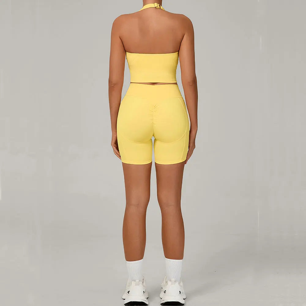 Yoga Set Gym Shorts Women Tracksuit Sport Bras Brassiere Workout Tops for Women Yoga Clothes Fitness Leggings Gym Set Yoga Sets