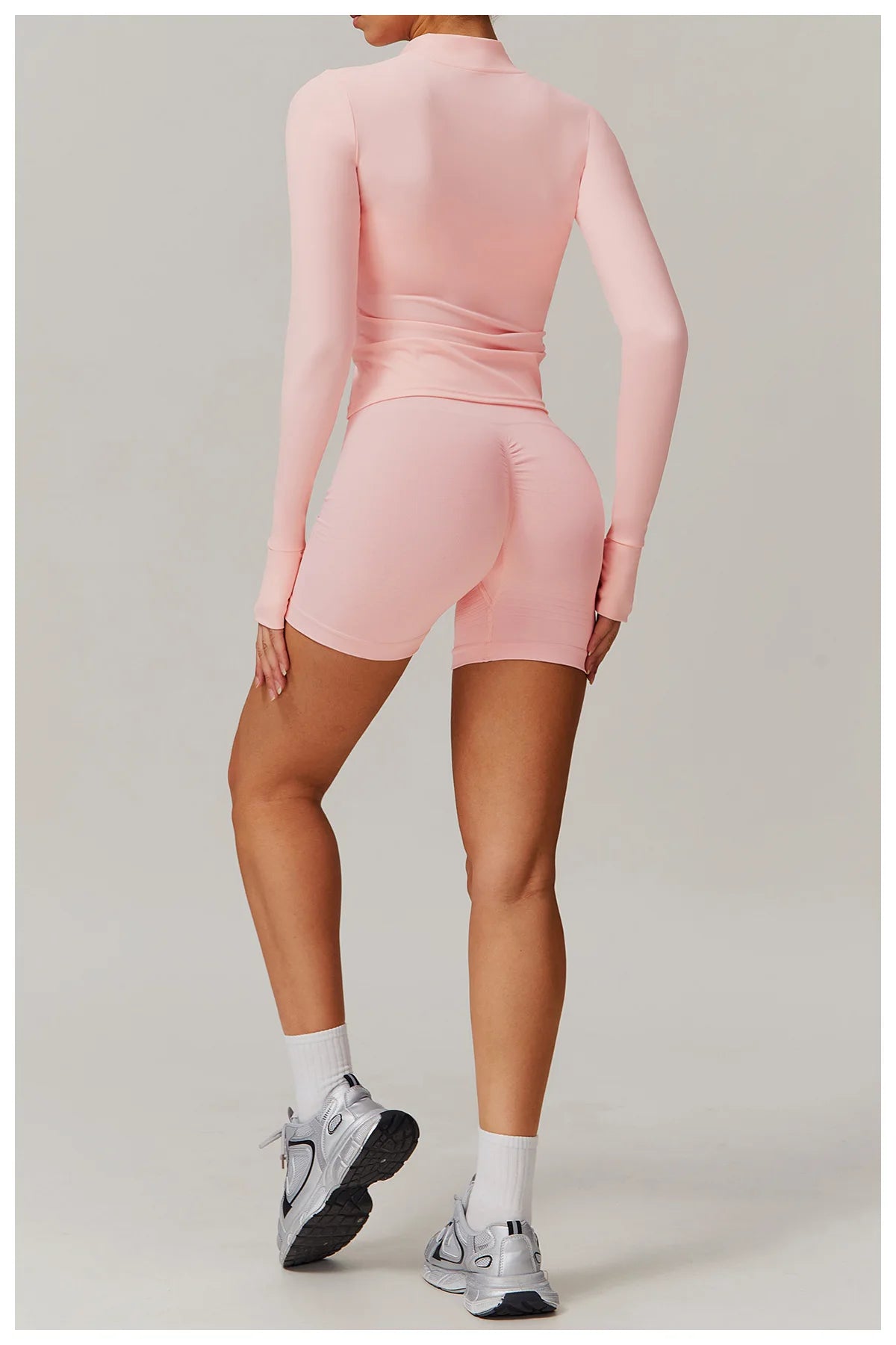 Zipper Yoga Shirts For Women Jacket Long Sleeve Fitness Running Gym Clothes Workout Dry Fit Breathable High Elastic Sports Top