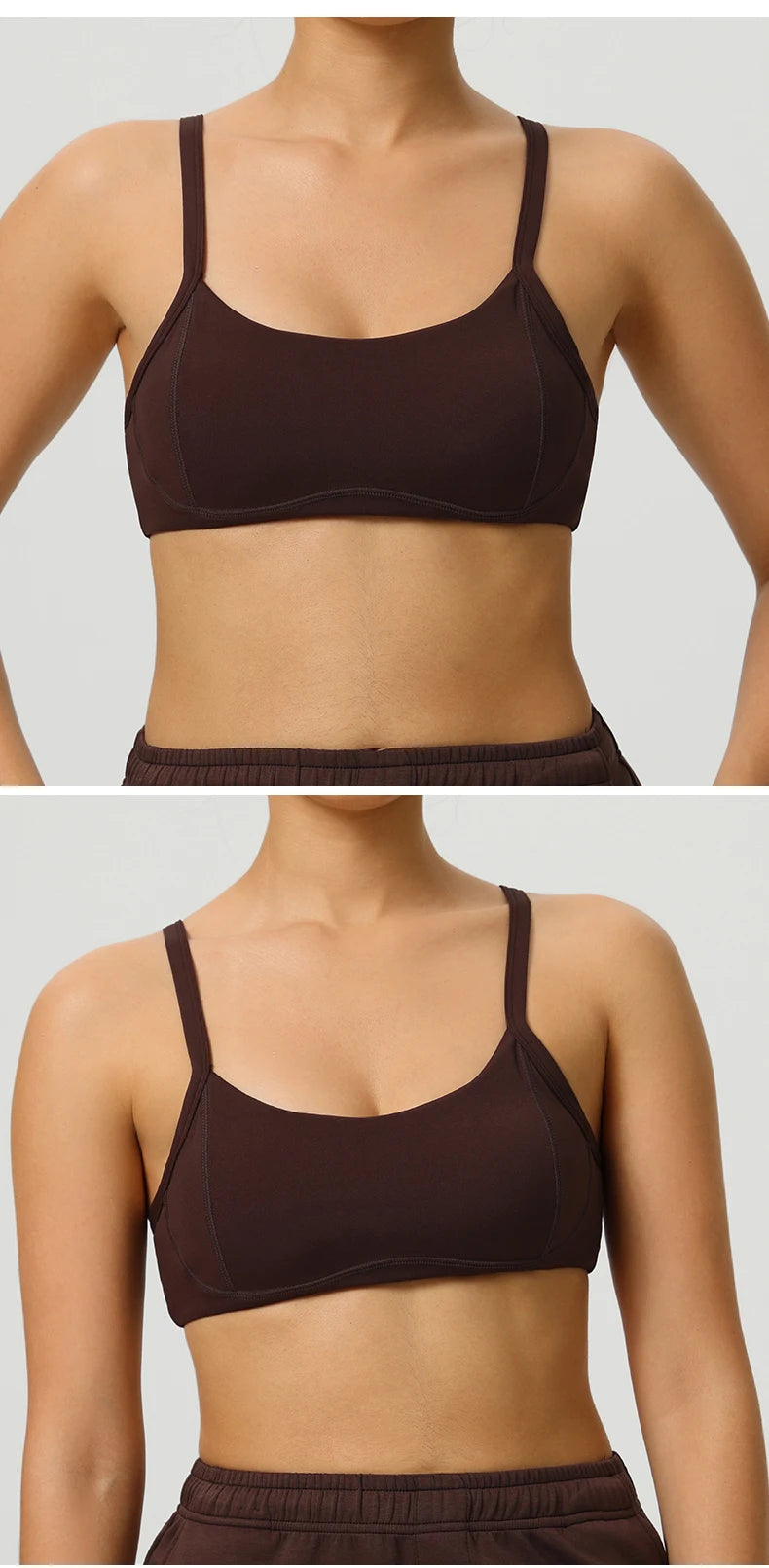 Women Breathable Sports Bra Anti-Sweat Fitness Top Yoga Bra Shockproof Crop Top Push Up High Strength Sport Bra Gym Workout Top