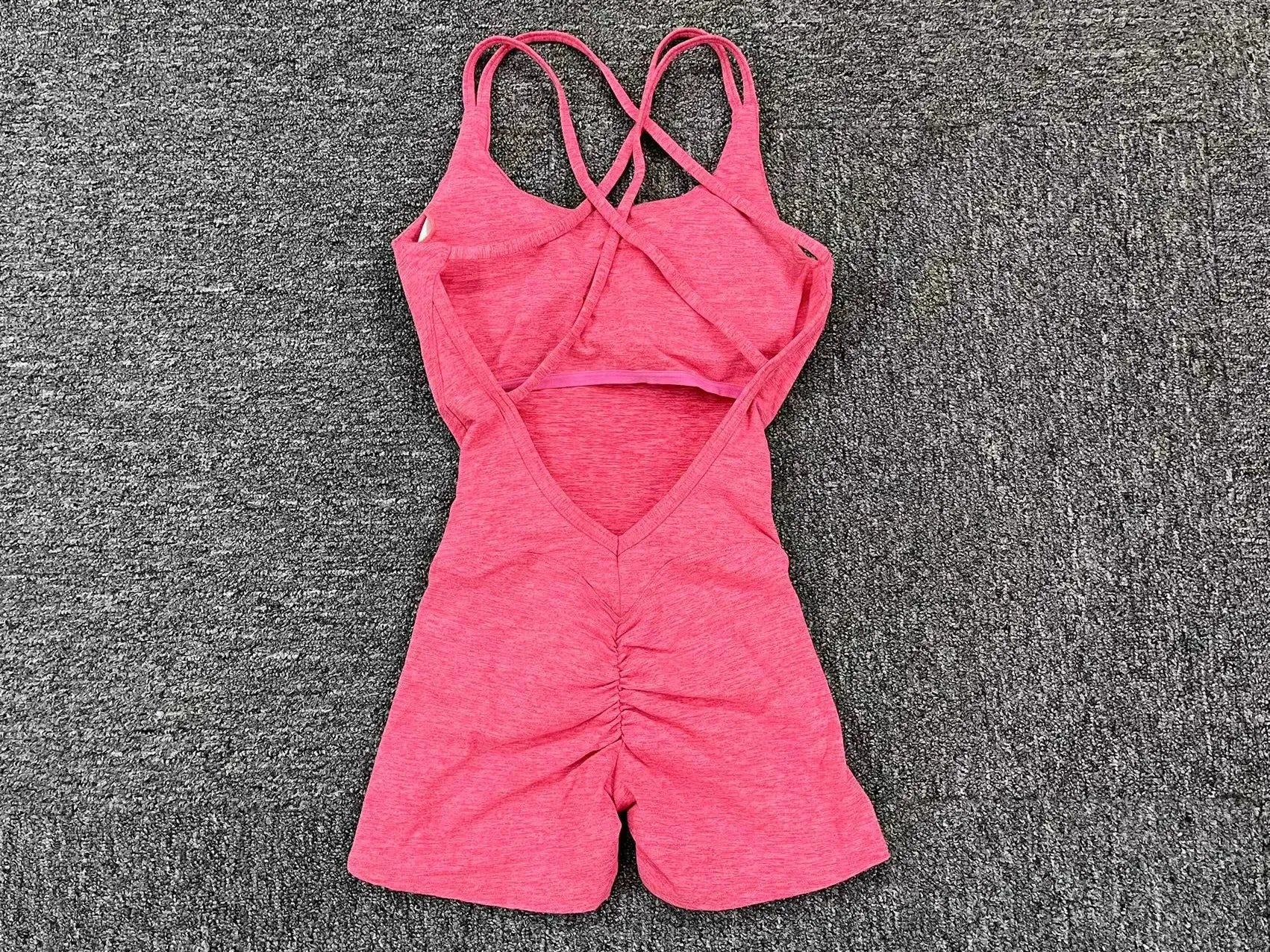 Yoga Jumpsuit Gym Clothes Women Tracksuit Fitness Clothing Rompers Sport Set Sportswear Push Up Workout Sets Bodysuits