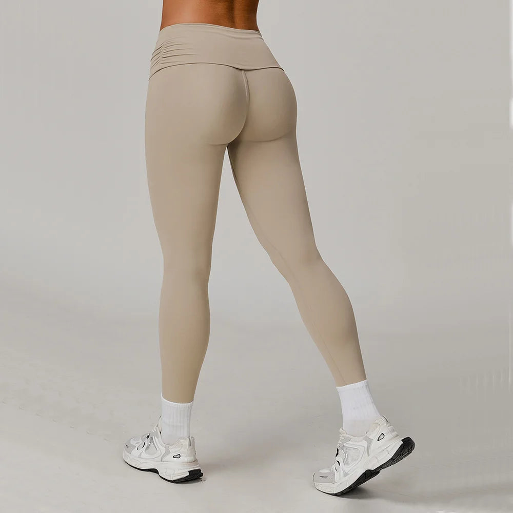 Sports Pants Sexy Gym Leggings Workout Sports Tights Pants Women High Waist Elastic Fitness Leggings Push Up Running Yoga Pants