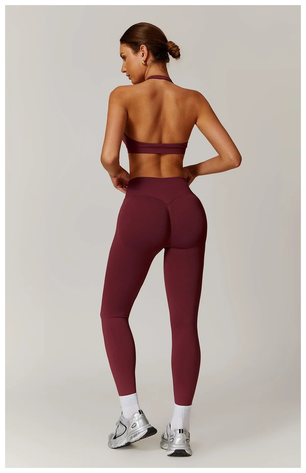 Ribbed Fitness Leggings Women Sport High Waist Tights Seamless Yoga Leggings Gym Jogging Quick Dry Push Up Slim Pants Running