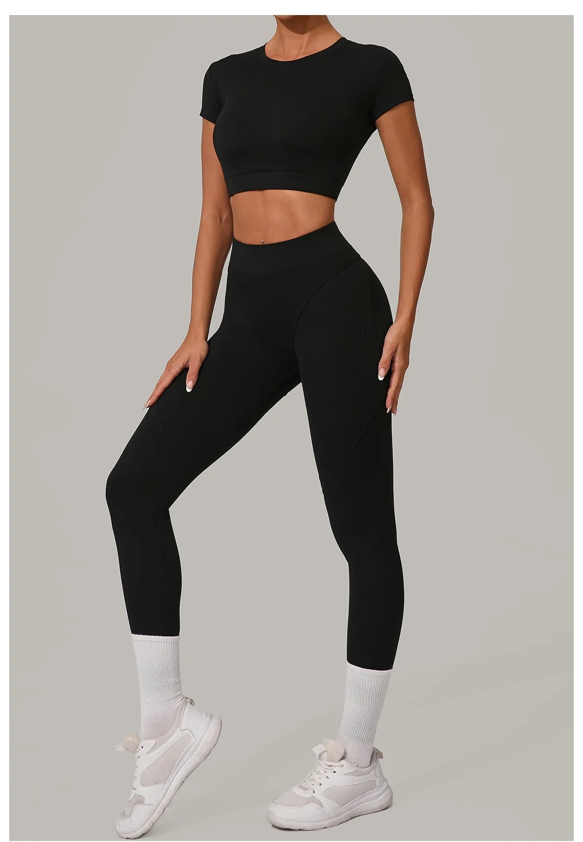 High Waist Yoga Pants Women Yoga Leggings Fitness Leggings Running Cycling Pants Breathable Sports Leggings Workout Gym Clothing