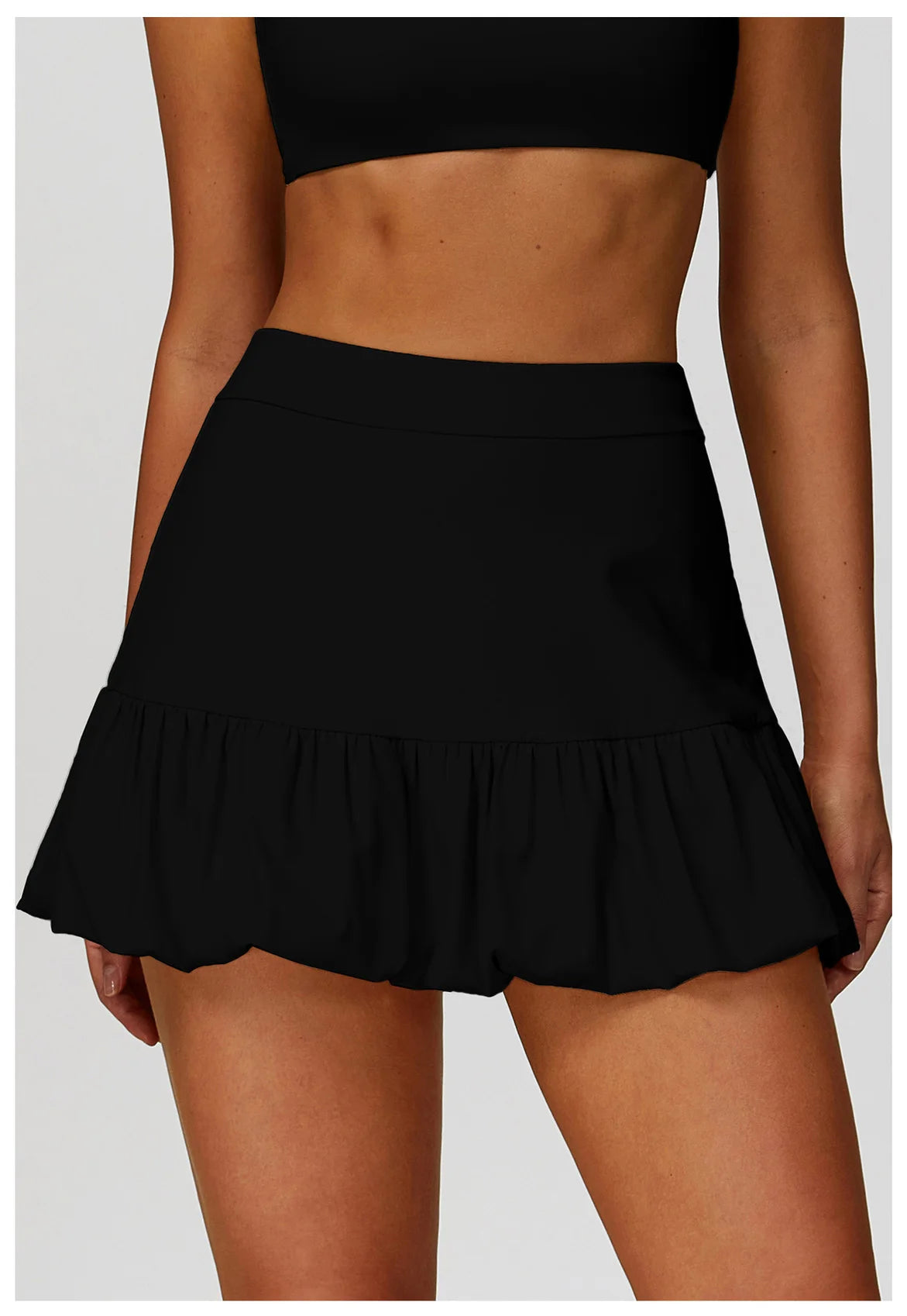 High Waisted Tennis Mini Skirt Women's Tennis Yoga Golf Sports Belt Safety Pants Pocket Comfortable and Breathable Sports Skirt
