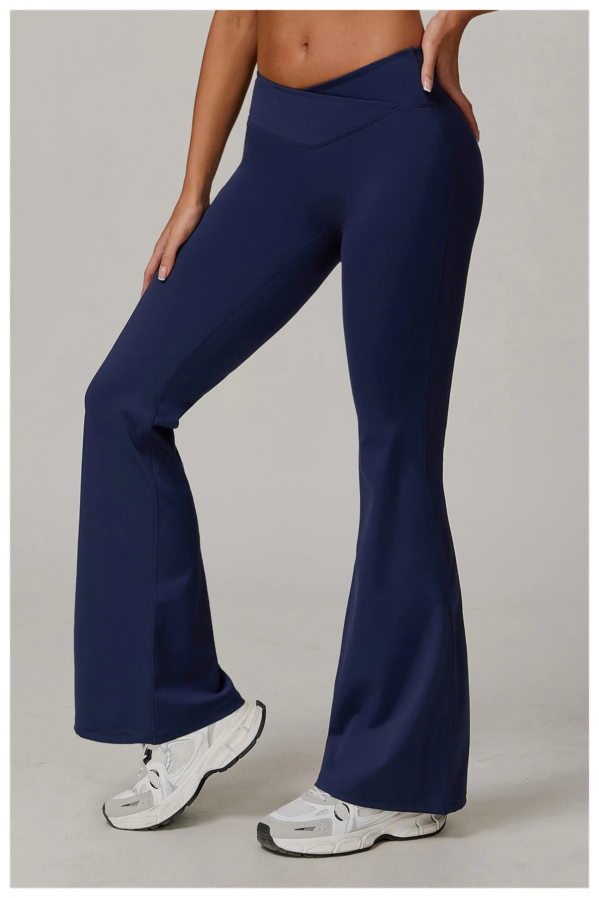 Wide Leg Pants Women Yoga Leggings Women Fitness Leggings Running Pant Sports Leggings High Waist Workout Tight Gym Bell-bottoms