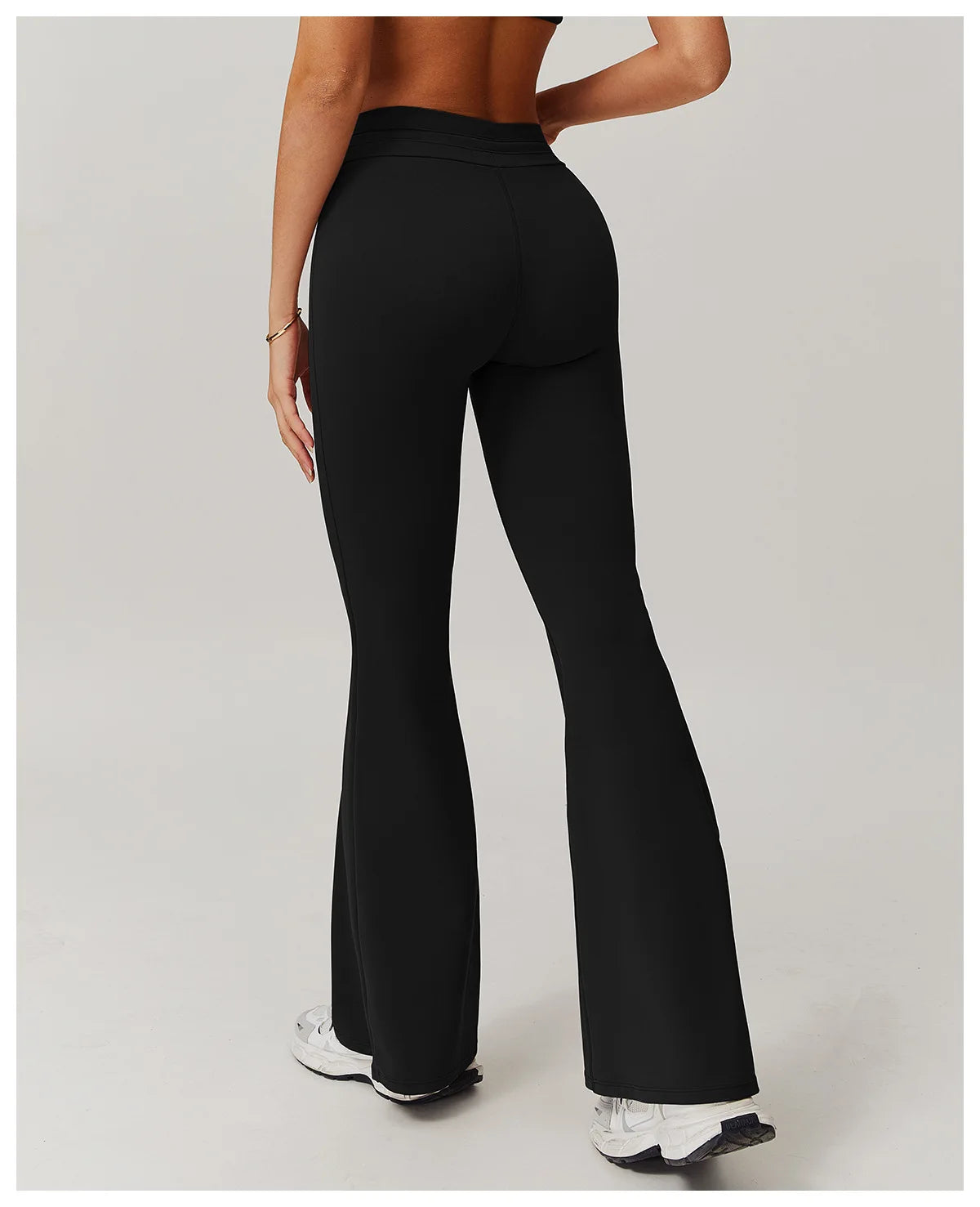 Yoga Pants Sport Leggings Women Bell-bottoms High Waist Wide Leg Pants Push Up Woman Tights Fitness Workout Legging Gym Clothing