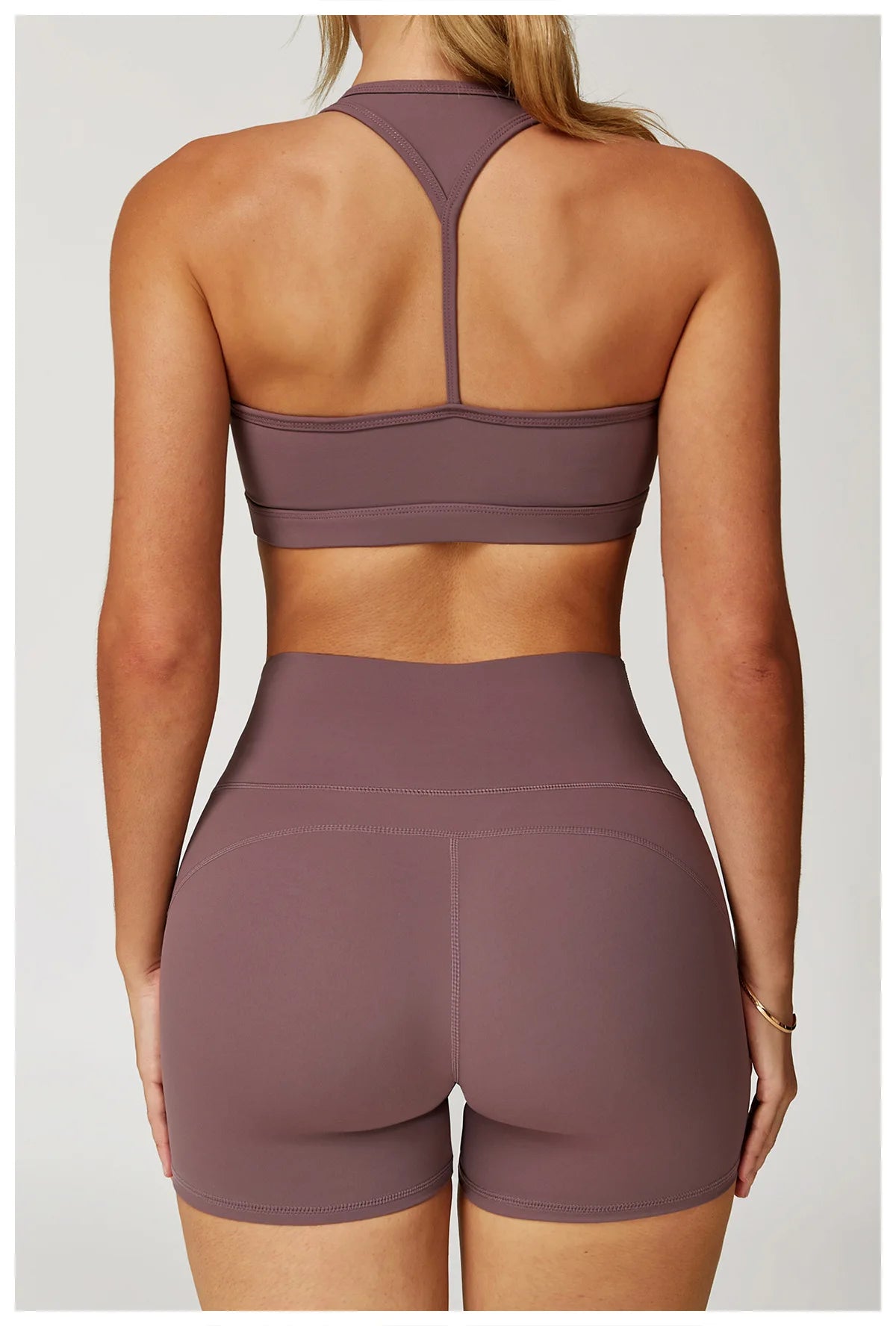 Yoga Set 2 Pieces Women Clothes Workout Outfits Fitness Sportswear Gym Tracksuit High Waist Leggings Sports Bra Athletic Wear