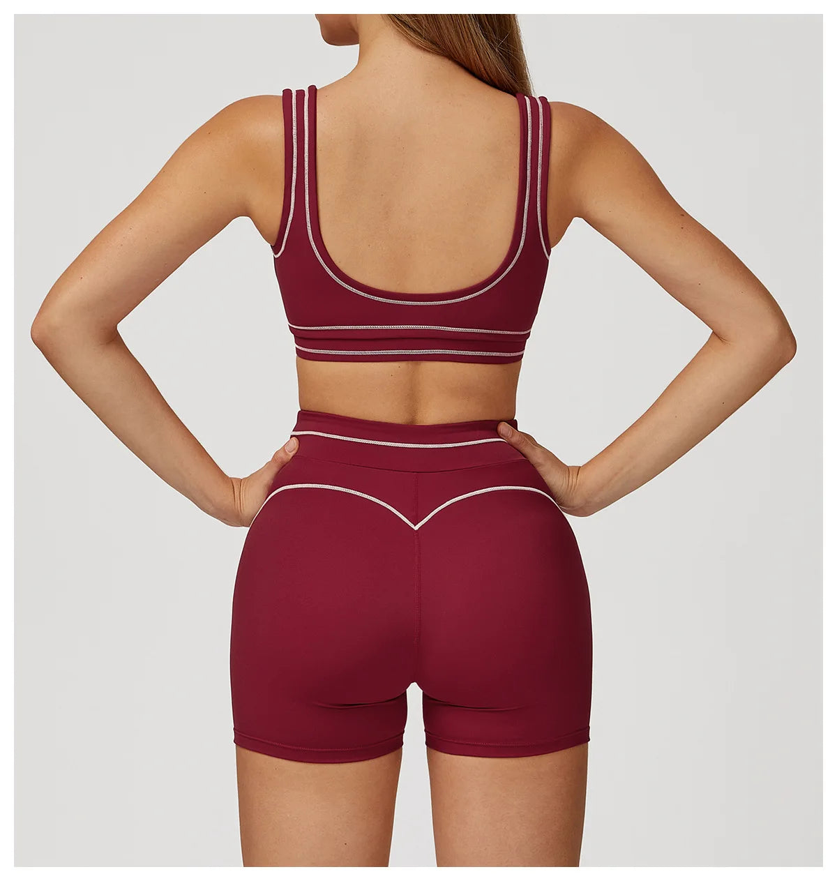 Yoga Suit Women Tracksuit Sports Bra High Waist Legging Shorts Outfit Gym Set Fitness Running Workout Clothes Push Up Sportswear