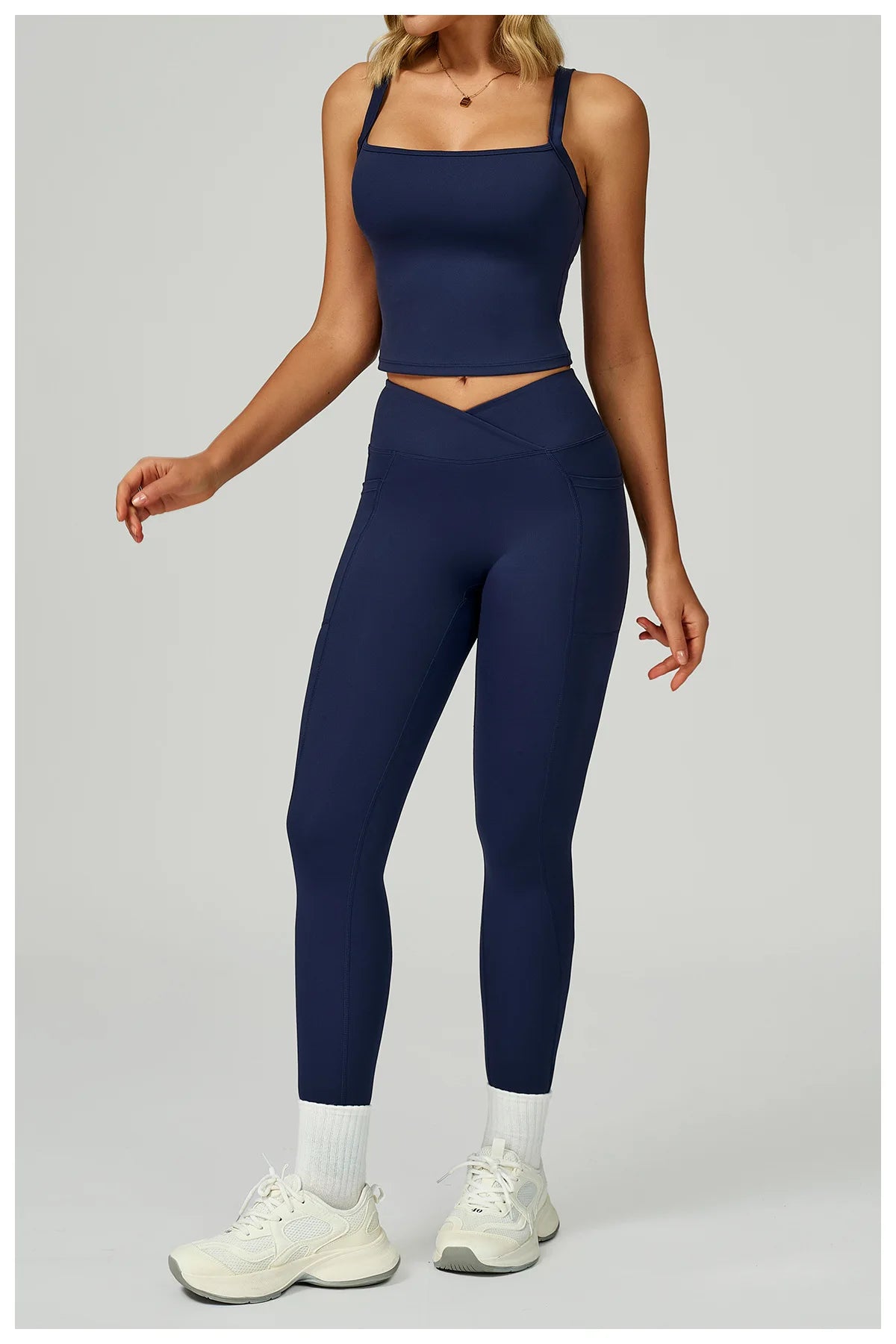 Yoga Suit 2PCS Women Tracksuit Sports Bra High Waist Leggings Shorts Outfit Gym Set Fitness Workout Clothes Push Up Sportswear