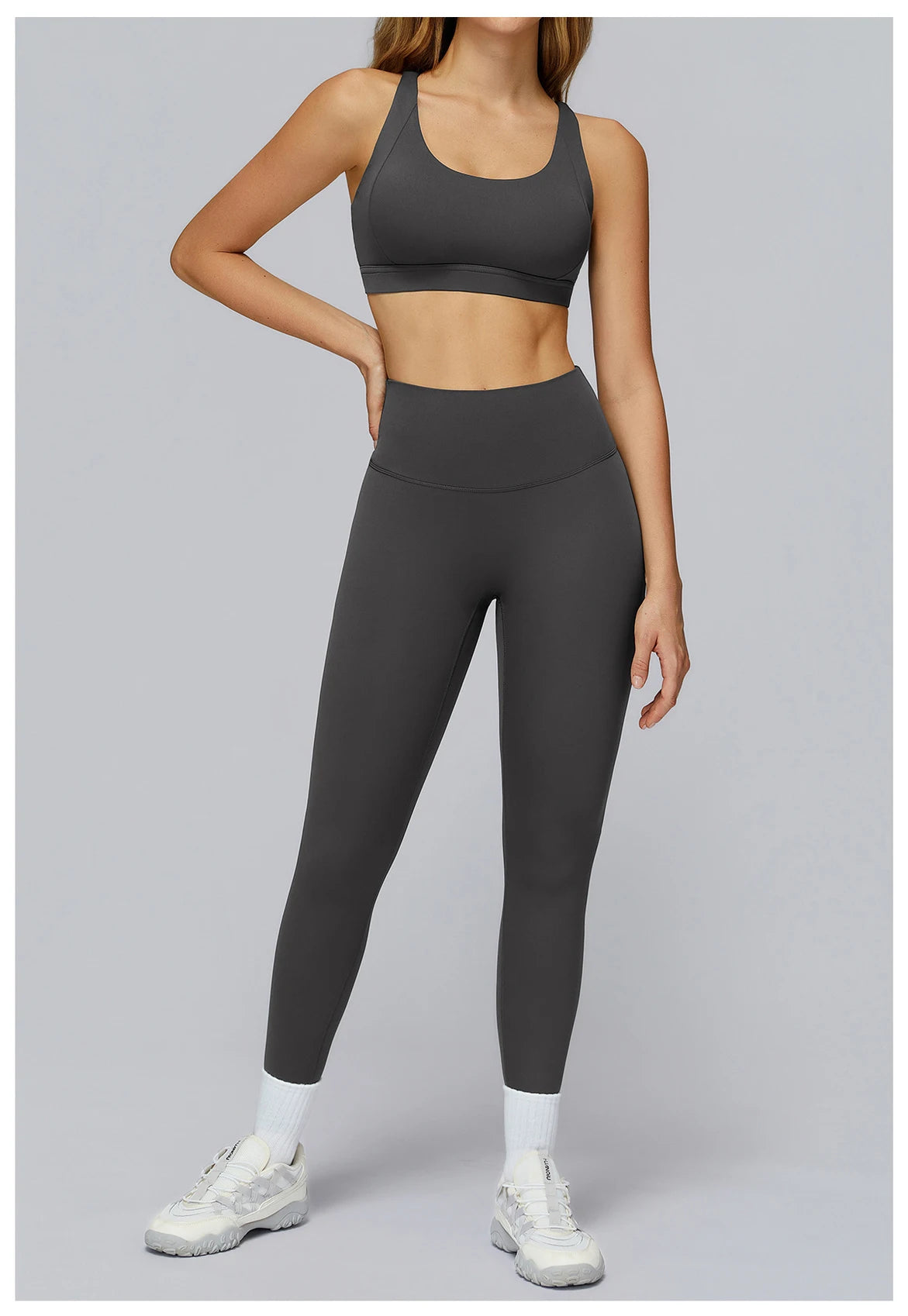 2PCS Yoga Suit Women Tracksuit Sports Bra High Waist Leggings Shorts Outfit Gym Set Fitness Workout Clothes Running Sportswear