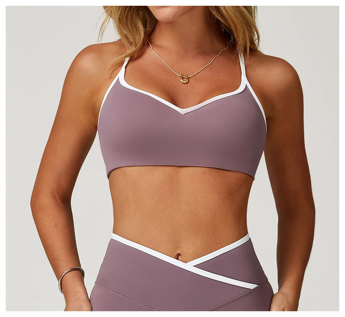 Gym Underwear Women's Sport Bra Sports Bra Anti-sweat Breathable Yoga Bra Shockproof Crop Top Fitness Top Push Up Workout Tops