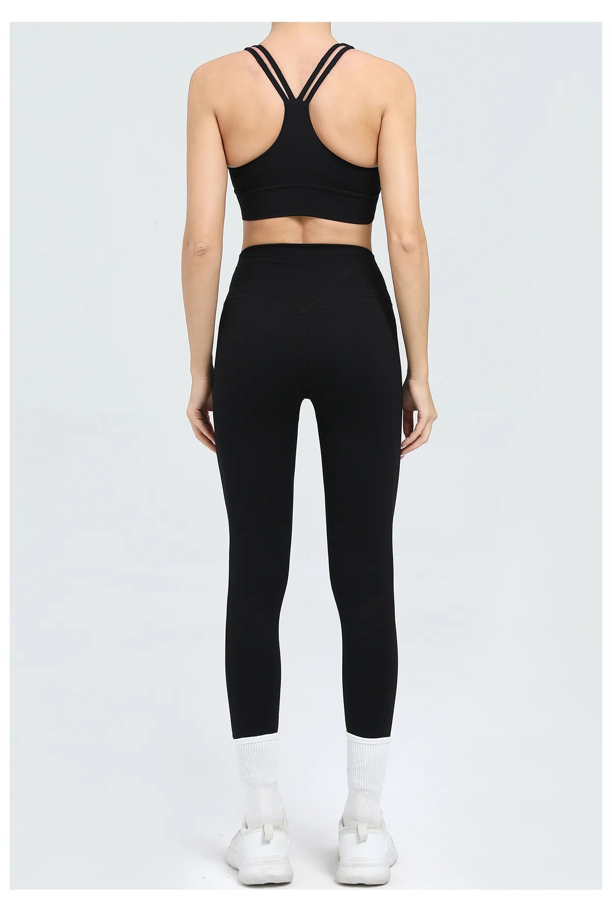 Women's Tracksuit Fitness Suit Yoga Sets Sportswear Workout Outfits Sports Bra High Waist Leggings Gym Clothing Sports Suits
