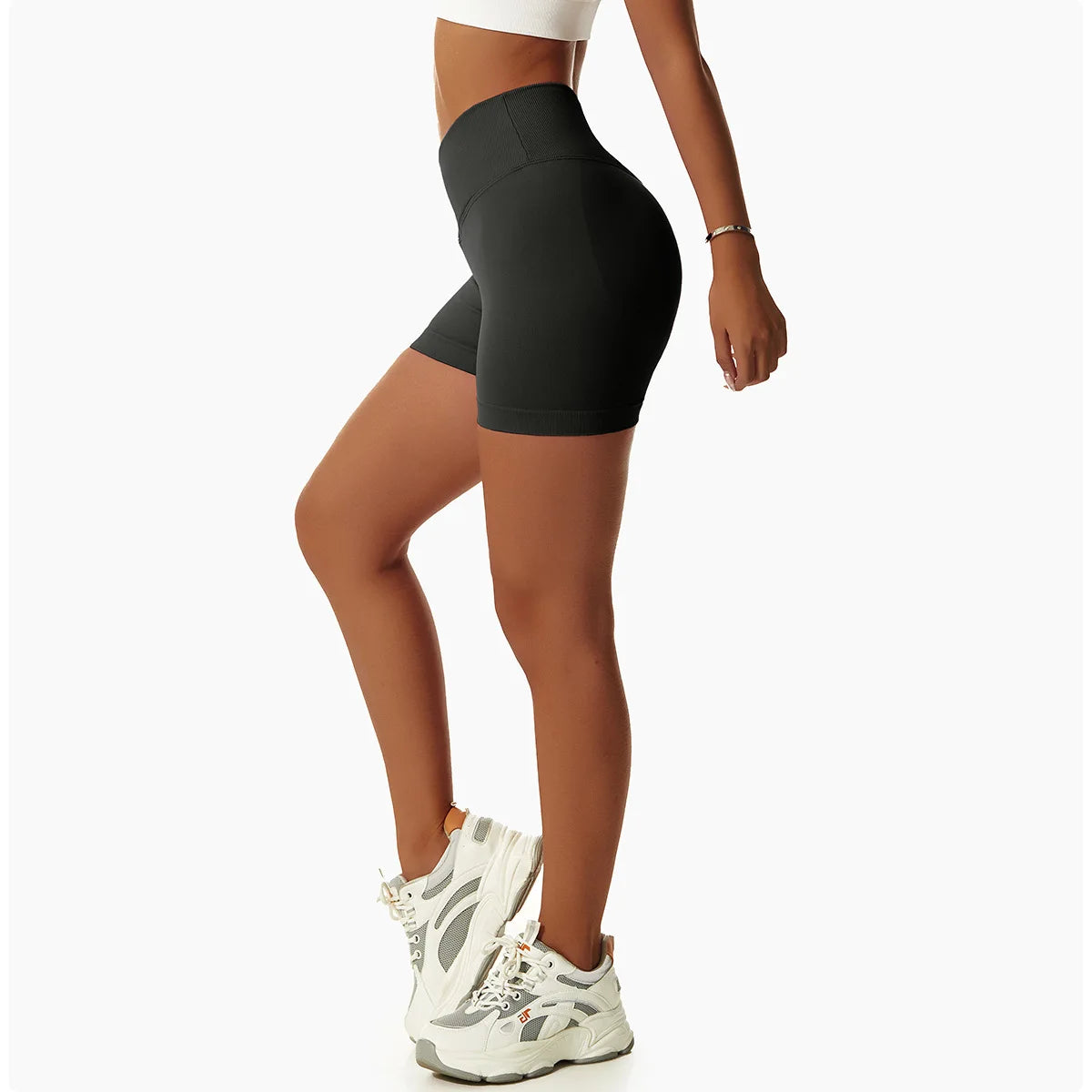 Summer Seamless Yoga Shorts High Waist Elasticity Sports Leggings Women Breathable Cycling Shorts Buttock Lift Gym Shorts Women