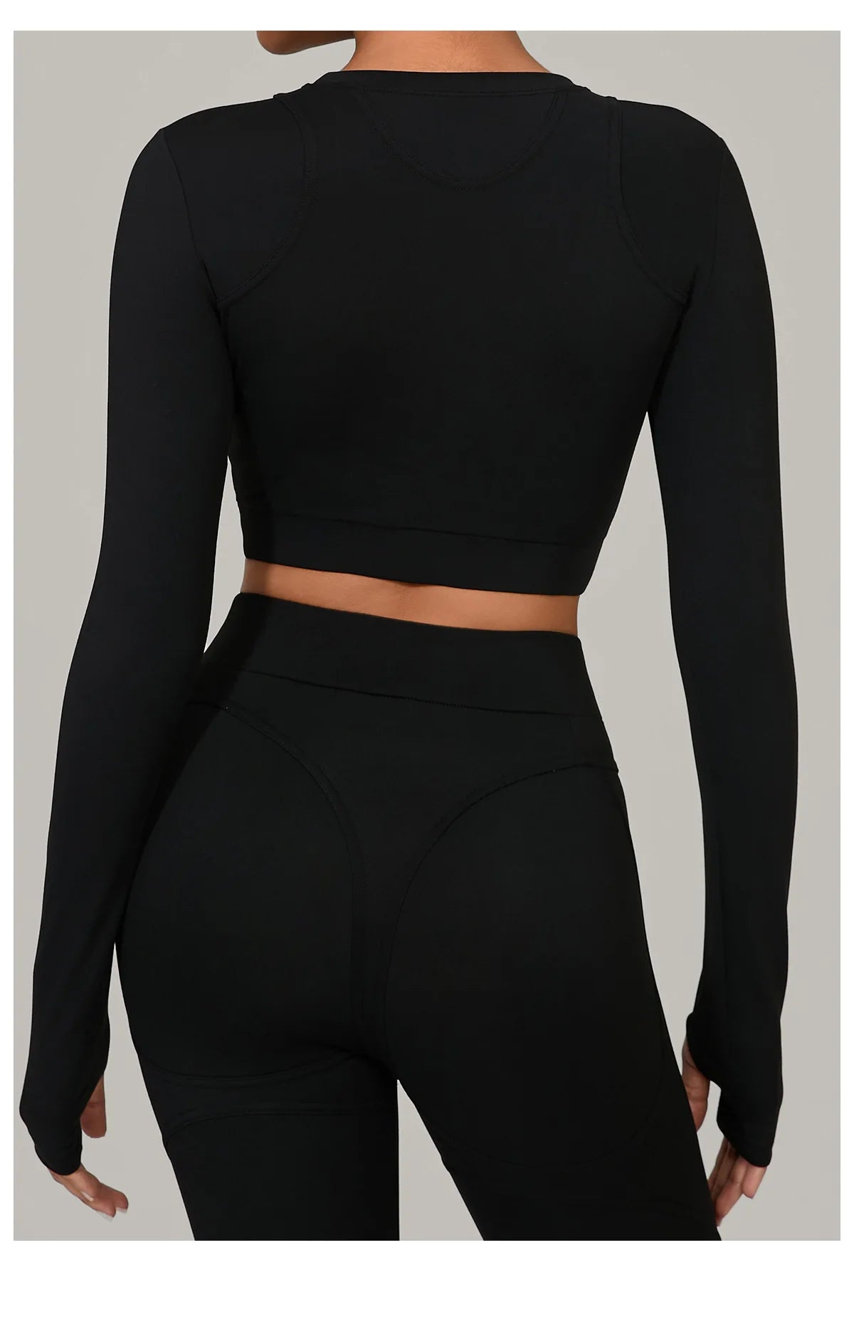 Women Yoga Shirts Crop Top Fitness Long Sleeves Push Up Shirts Women Yoga Sports Gym Clothes Running Quick-drying Workout Tops