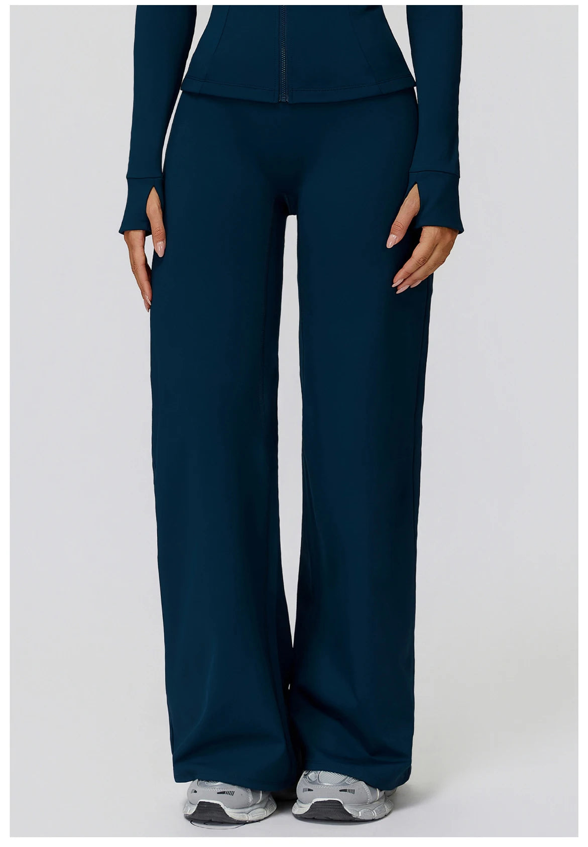 Winter New Yoga Pants With Plush Insulation High Waist Wide Leg Pants Outdoor Sports Running Wide Leg Pants for Women Pants