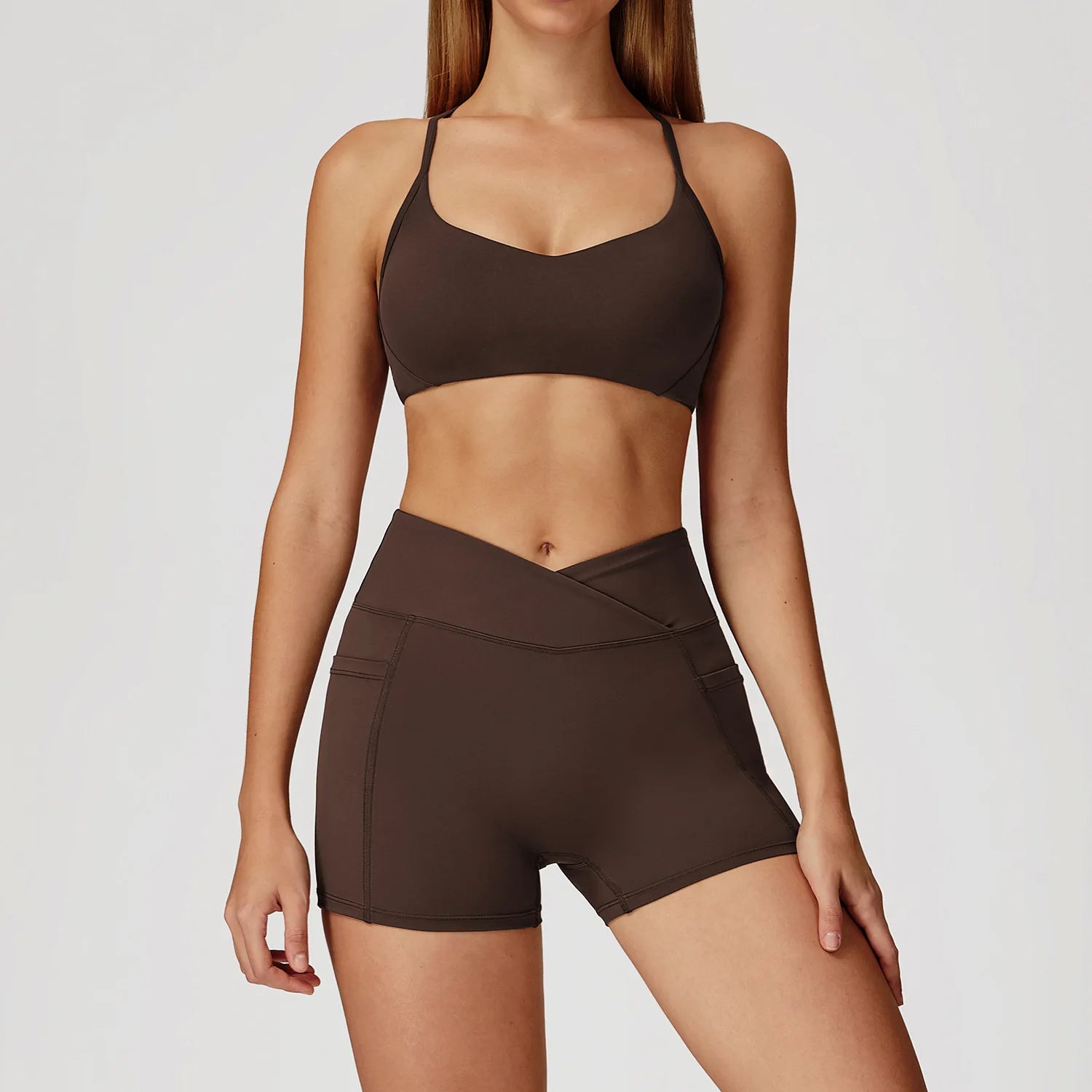 Women Tracksuit Yoga Set 2PCS Gym Workout Clothes for Female Push Up Bra High Waist Leggings Sexy Fitness Sportswear Sports Suit