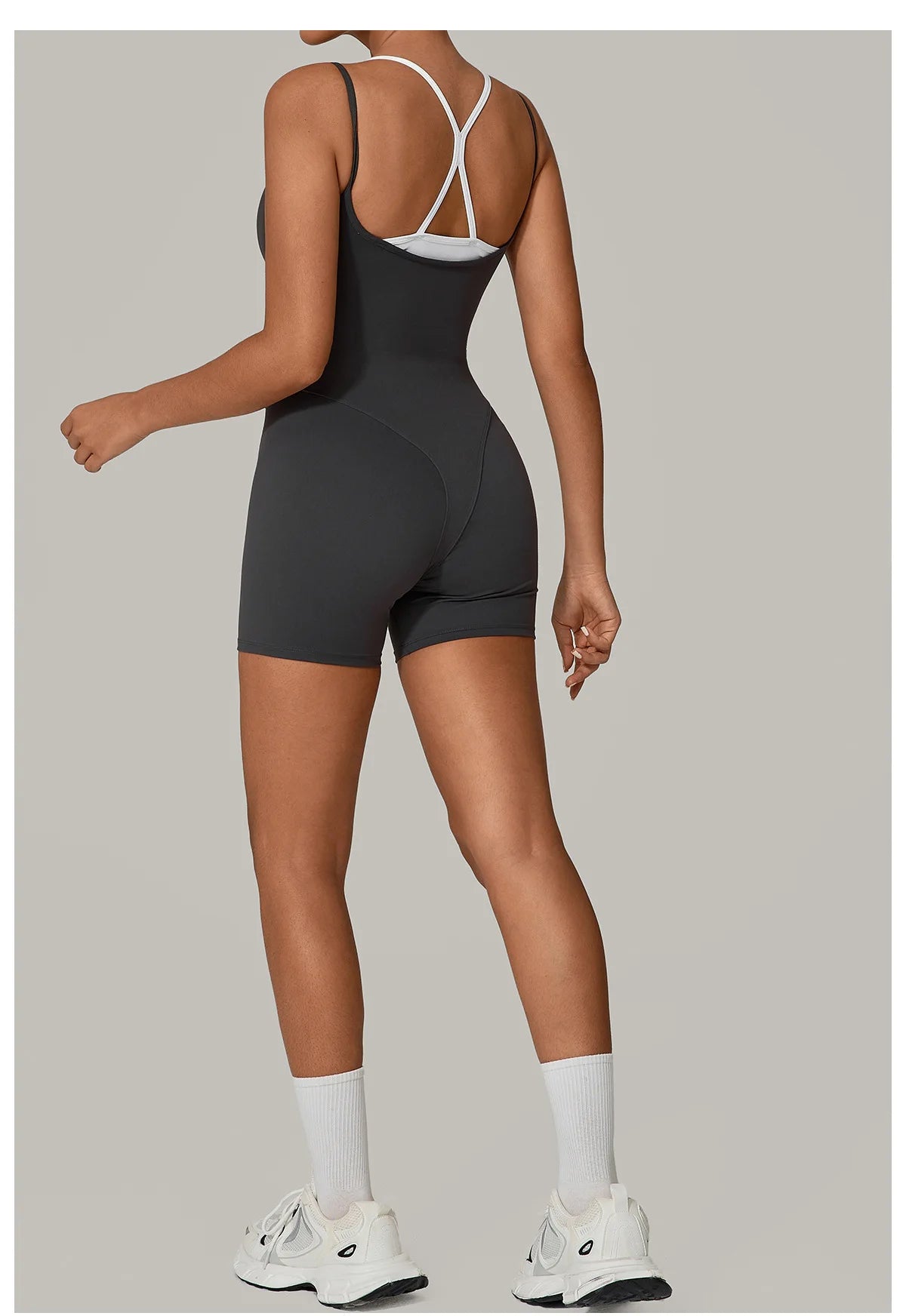Short Sports Jumpsuit Sleeveless Gym Set Women Tracksuit Yoga Clothes Rompers Workout One-piece Suit Female Outdoor Bodysuits