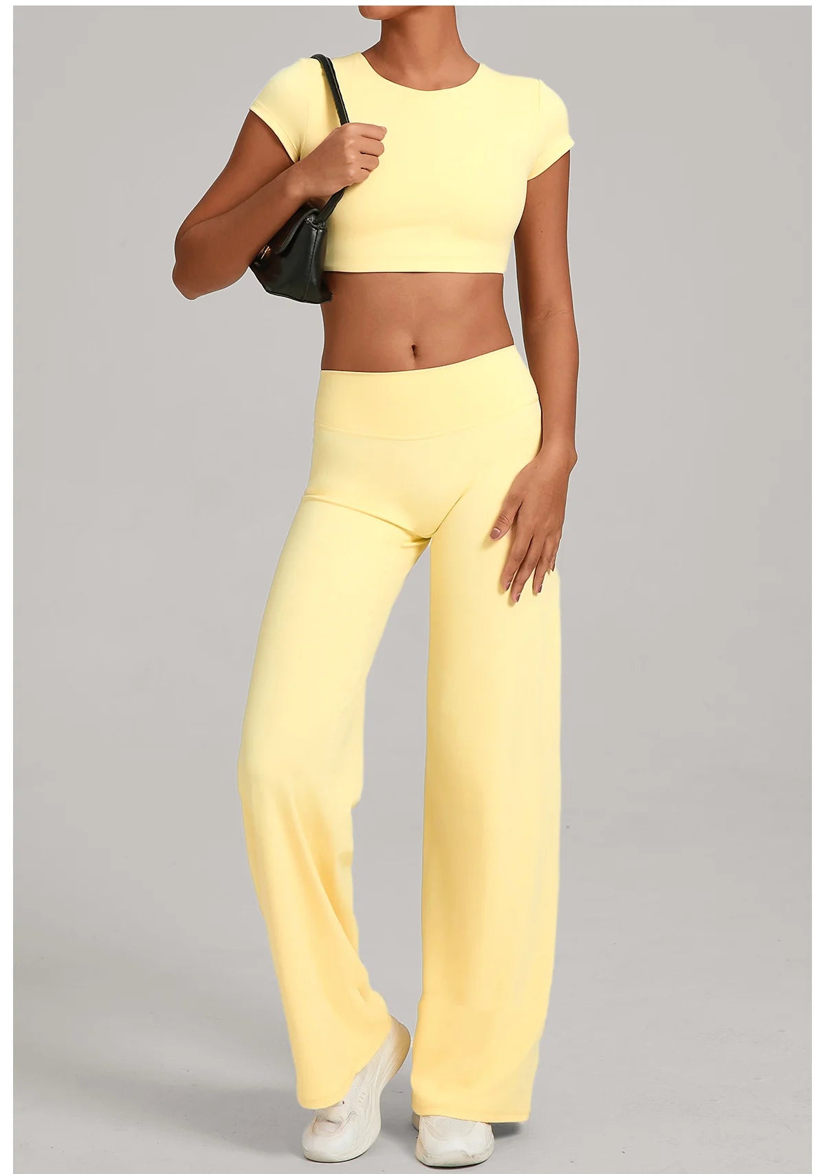Women Tracksuit Yoga Suit 2PCS Sports Outfits Gym Set Running Workout Clothes Sports Short Sleeves Athletic Wear Yoga Clothing