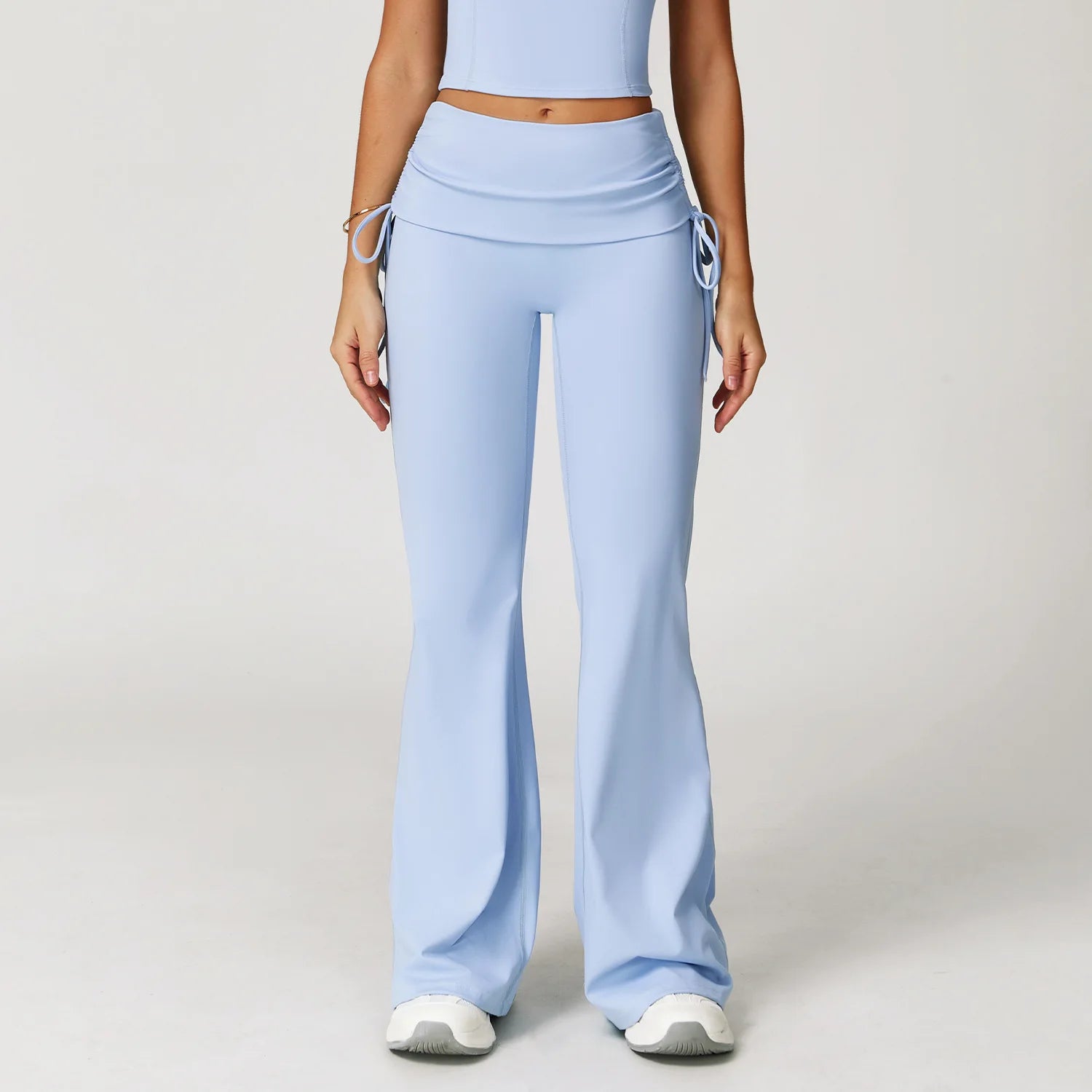 Yoga Bell-bottoms Gym Leggings Women Wide Leg Pants High Waist Booty Lifting Leggings Pants Women Sports Clothing Fitness Wear