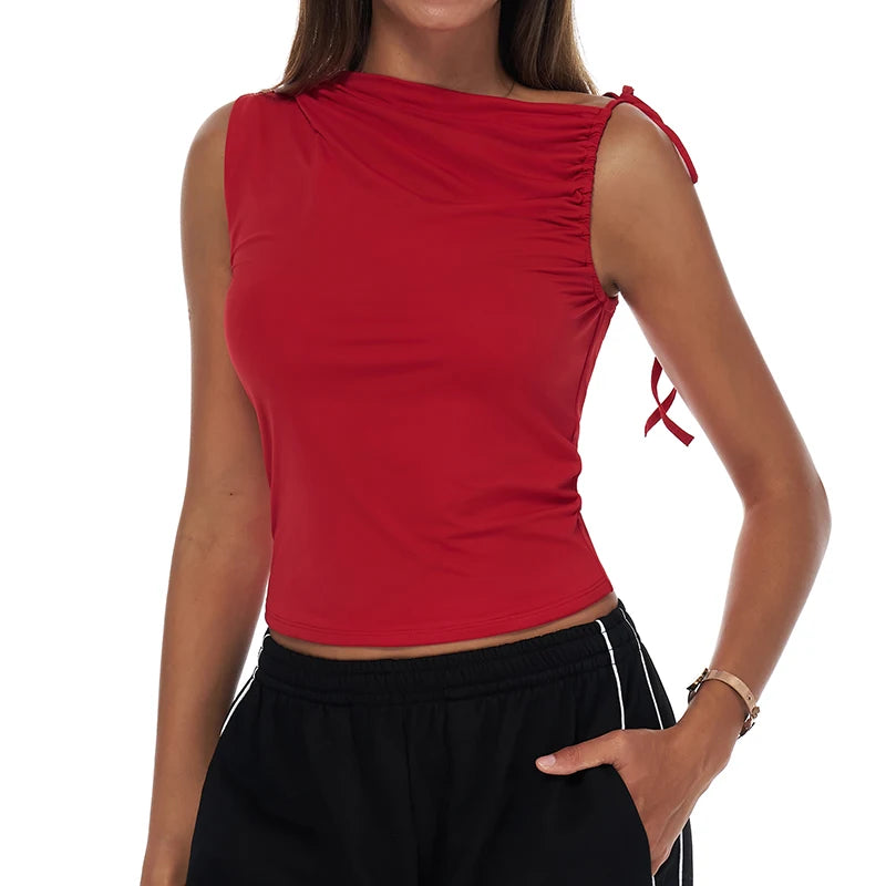 Sexy Shoulder Sports Shirt Vest Loose Breathable Quick Drying Top Gym Running Fitness Yoga Clothing Lightweight Tops For Women