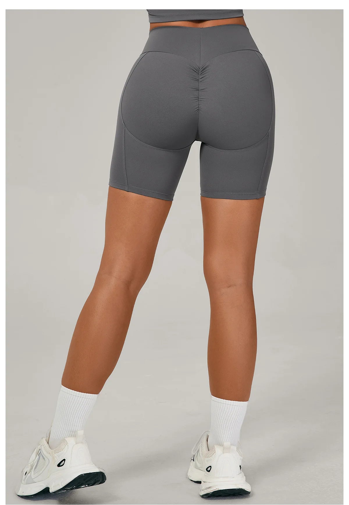 Impact Yoga Shorts Women High Waist Workout Shorts Fitness Yoga Tights Lift Butt Fitness Ladies Gym Running Cycling Short Pants
