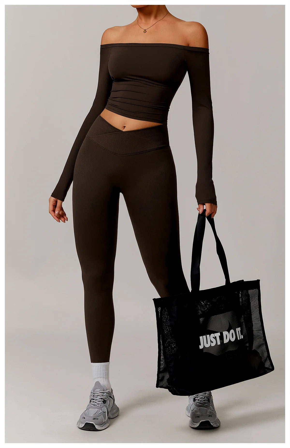 2 Pieces Yoga Suit Sports Set Women Athletic Wear Gym Set Women Tracksuit Running Workout Long Sleeve Sports Shirt Yoga Clothing