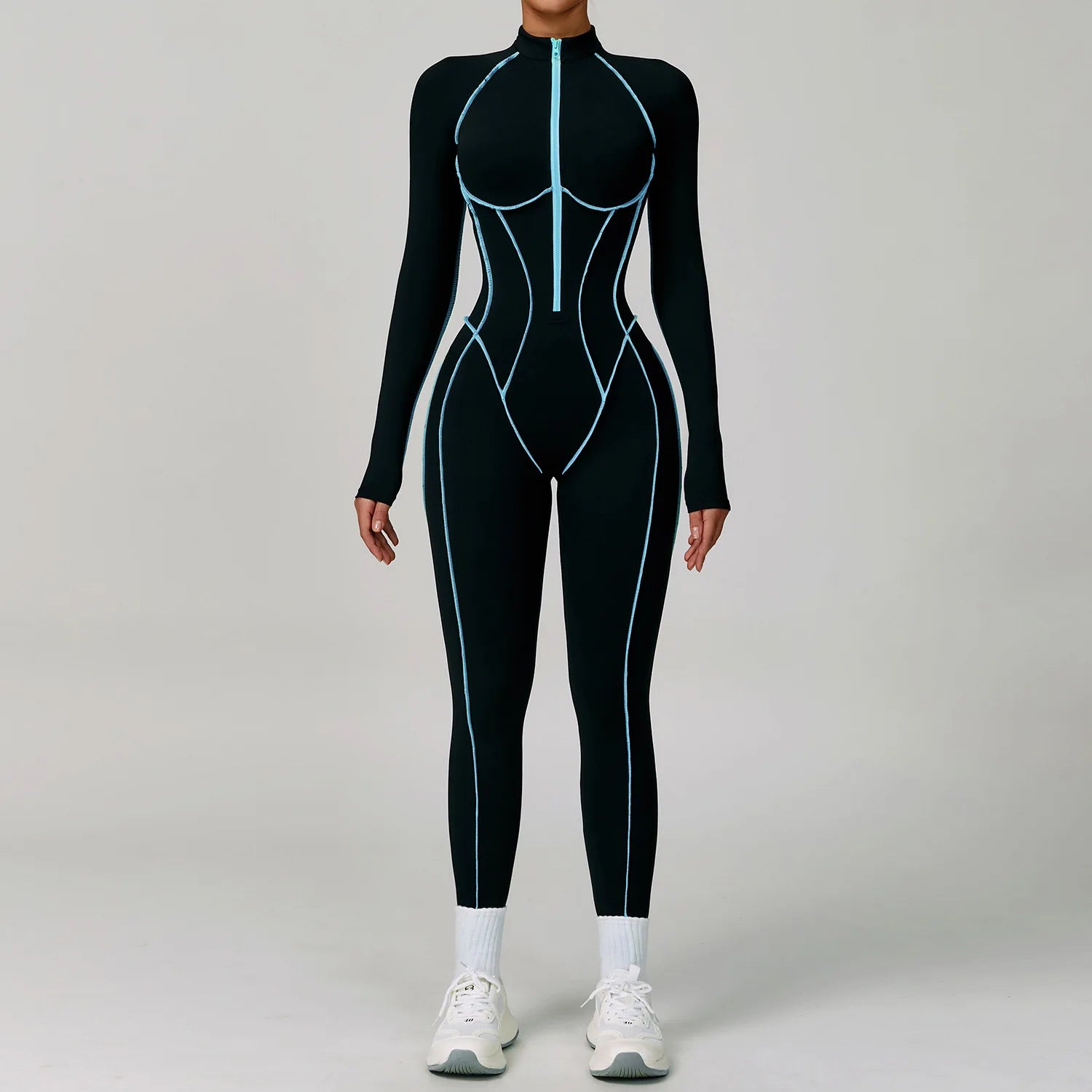 Zipper Rompers Workout Jumpsuit Sports Overalls Women Gym Clothing Running Fitness Suits Gym Tracksuit Short Sportswear Yoga Set
