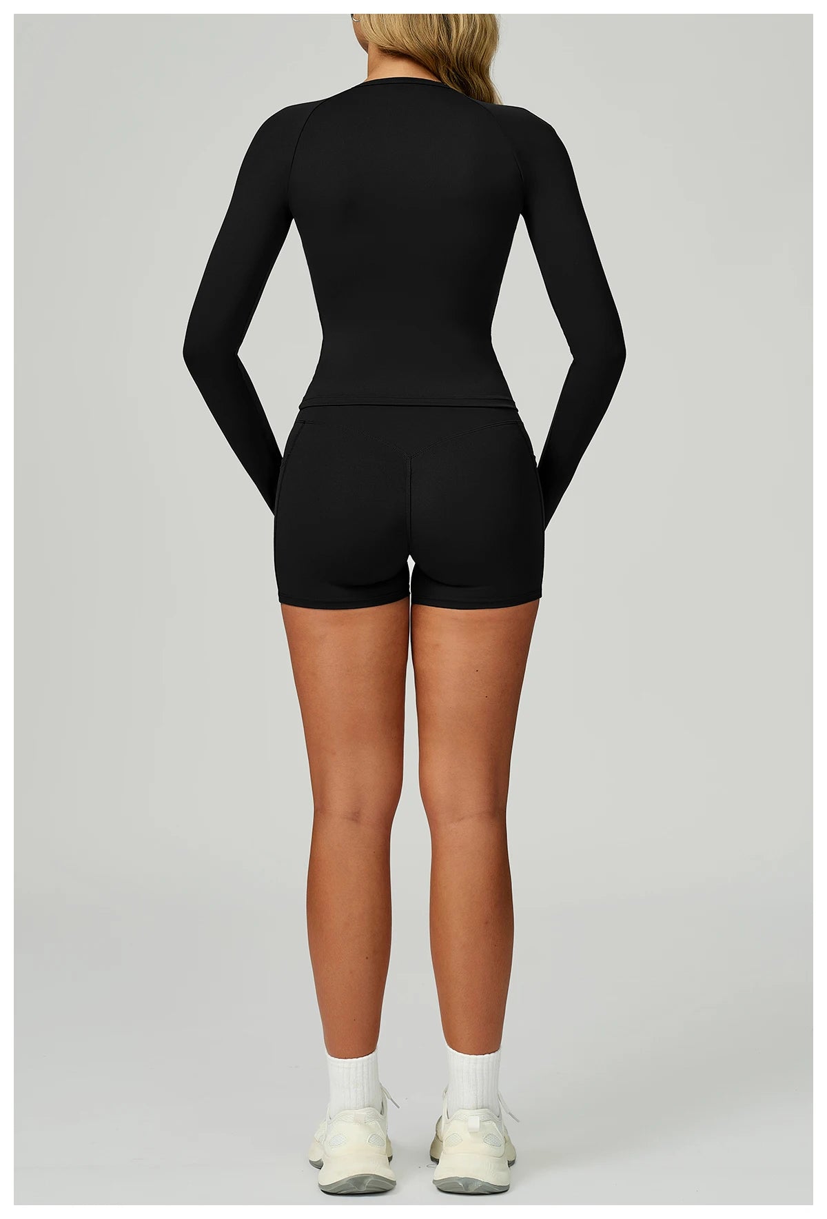 2 Pieces Yoga Suit Women Sports Set Quick-Drying Gym Set Women Tracksuit Running Workout Long Sleeve Sports Yoga Clothing